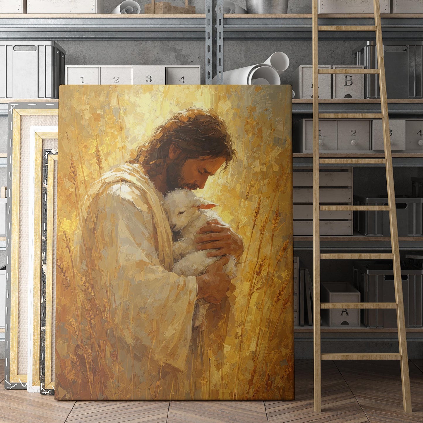 Jesus Holding A Lamb