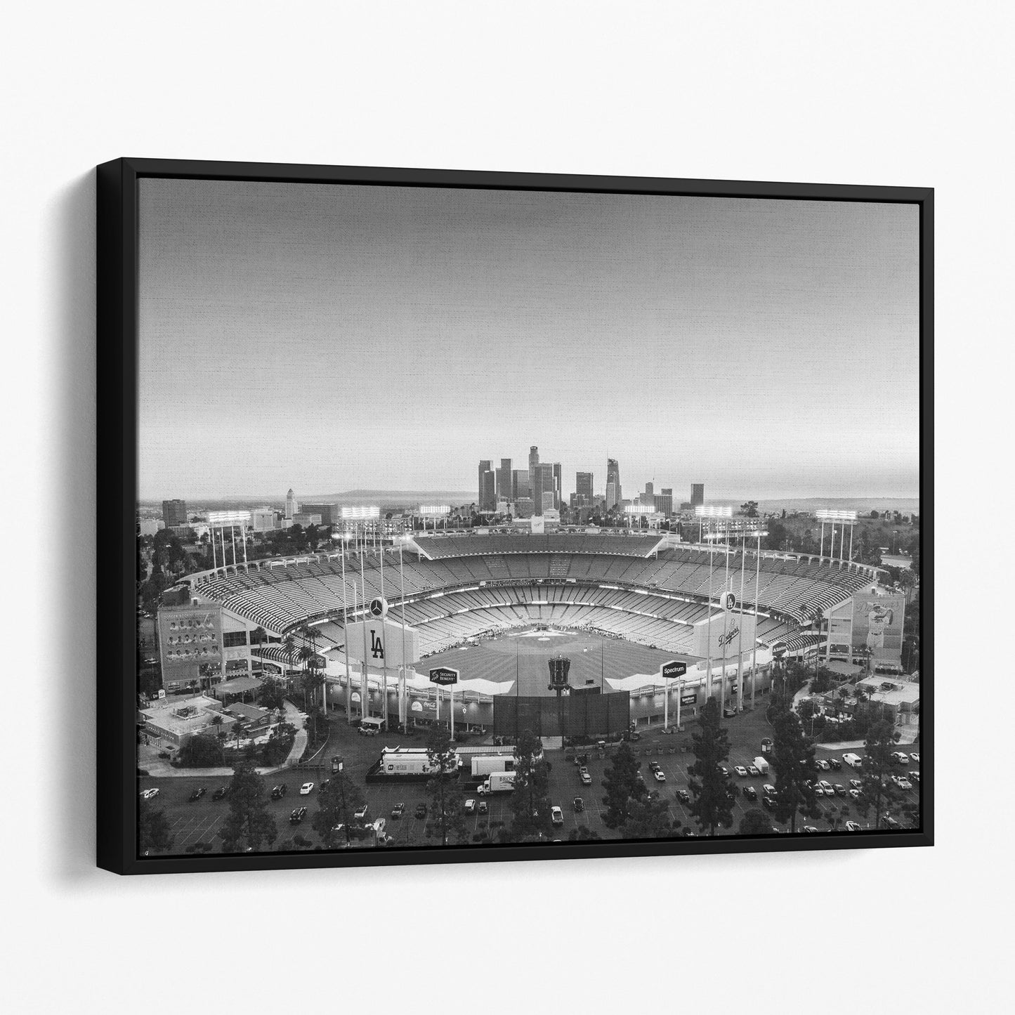 Dodger Stadium & Los Angeles Downtown