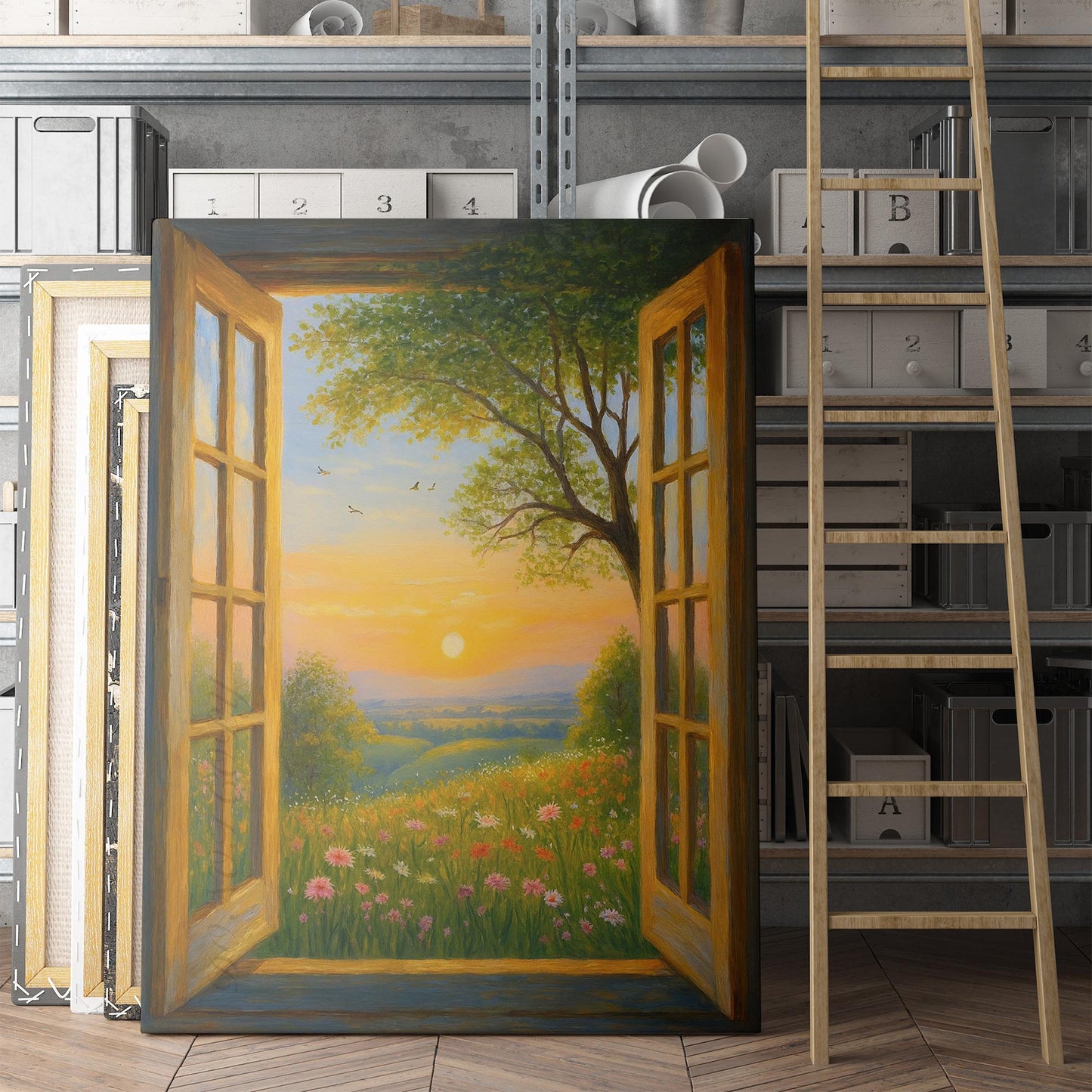 Open Window To The Meadow