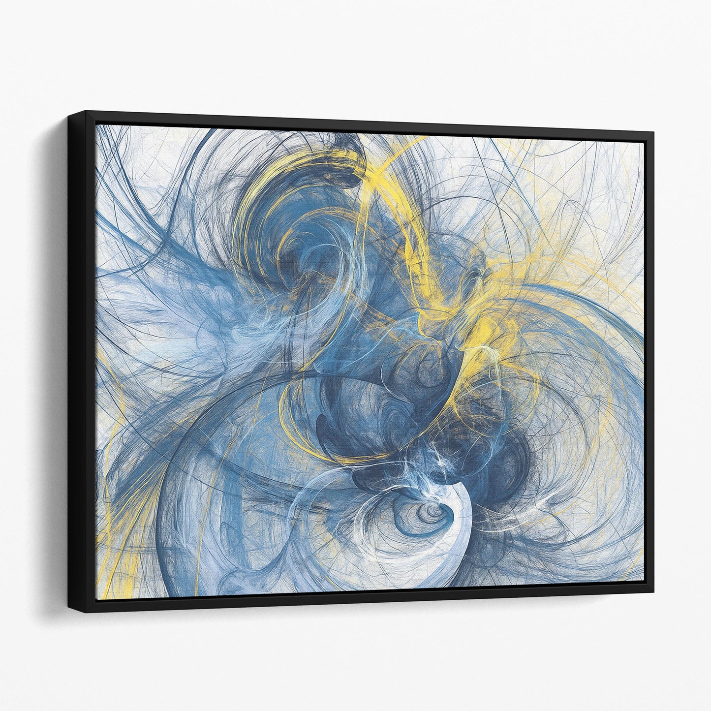 Blue And Yellow Motion Lines