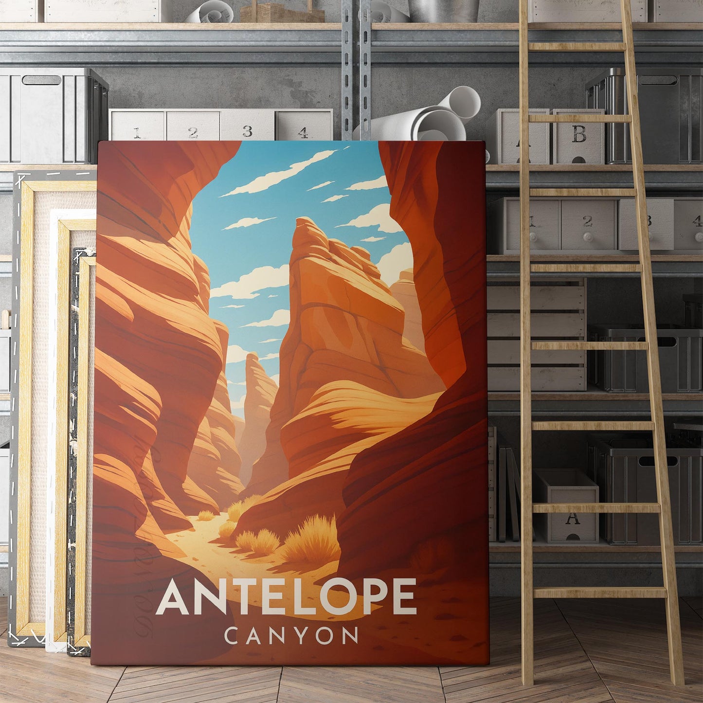 Antelope Canyon Travel Poster