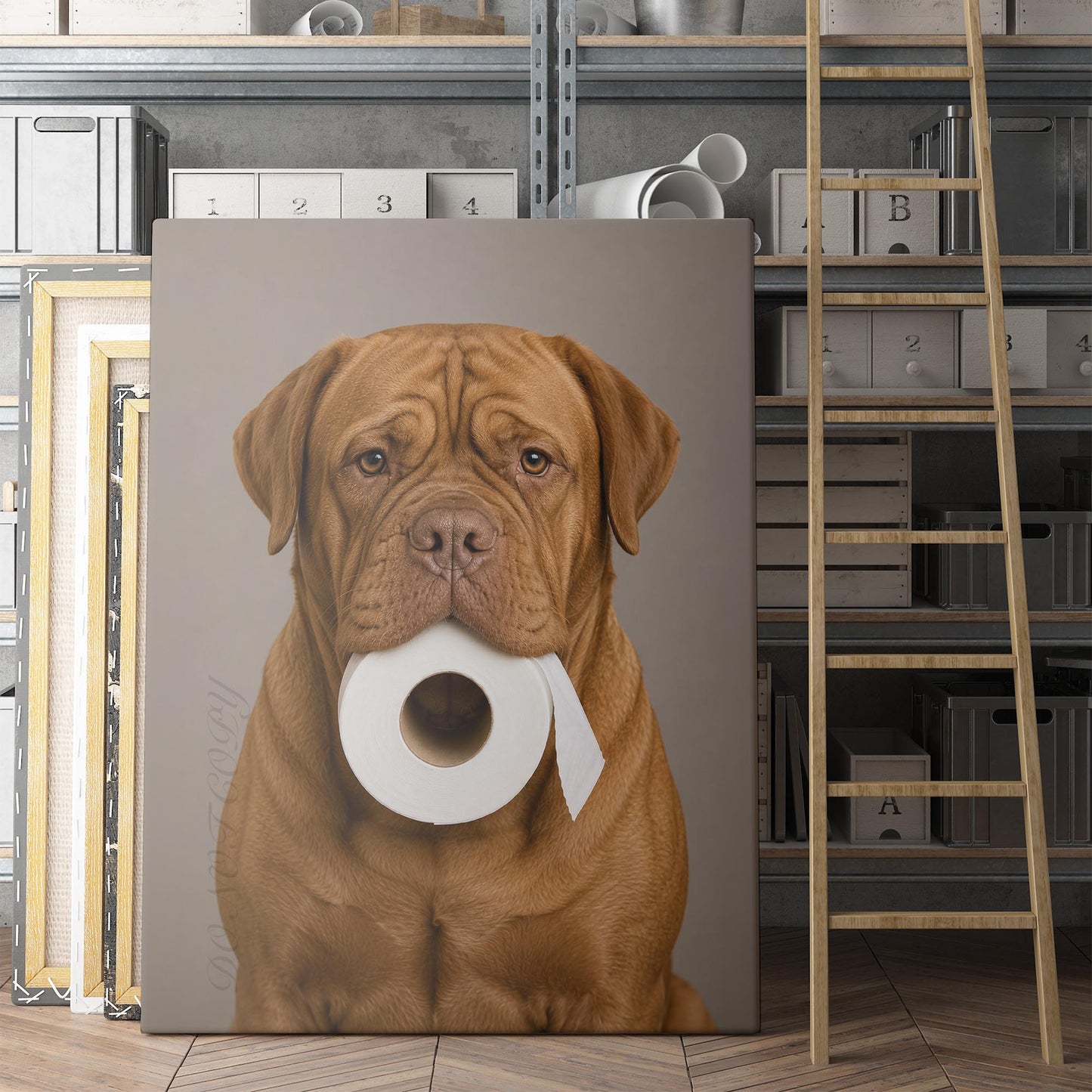 Dogue de Bordeaux Toilet Paper