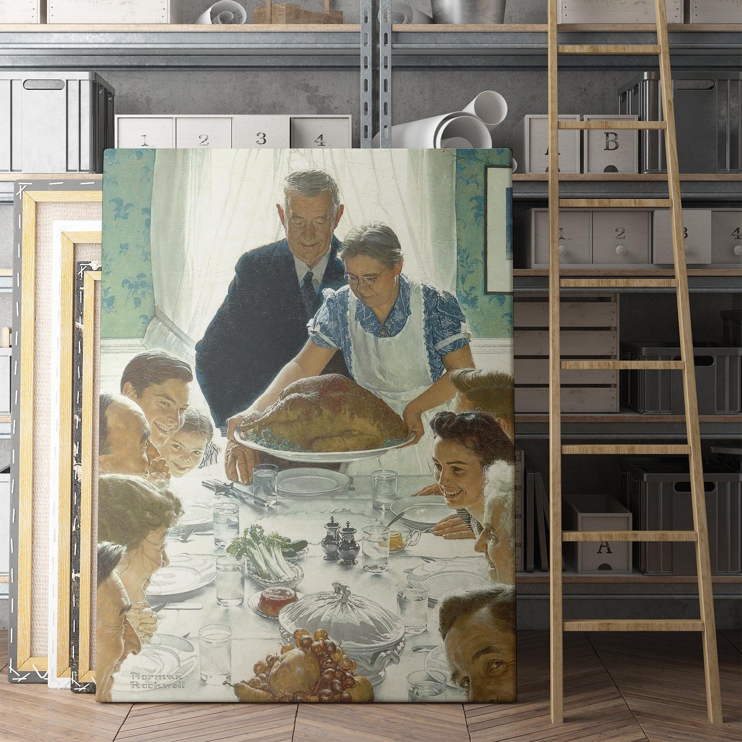 Freedom From Want by Norman Rockwell