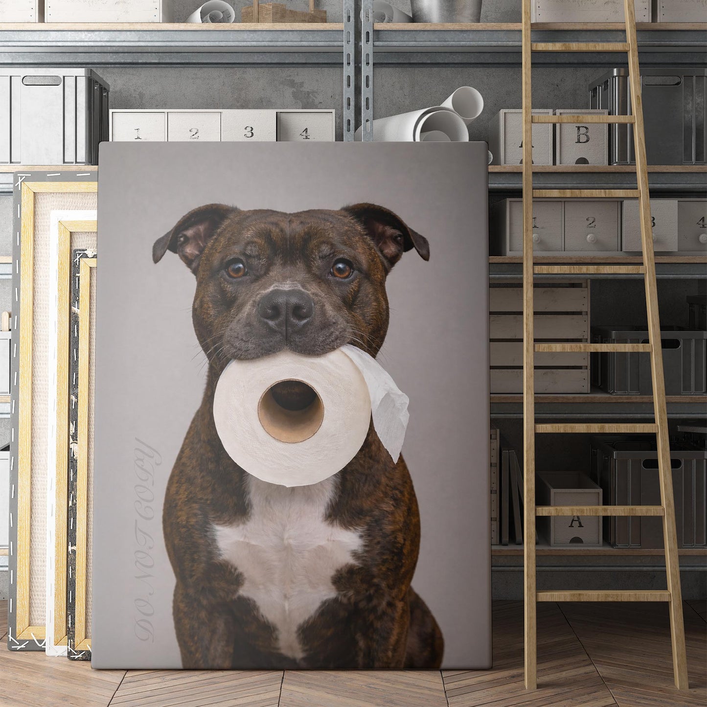 Staffordshire Bull Terrier Dog Toilet Paper