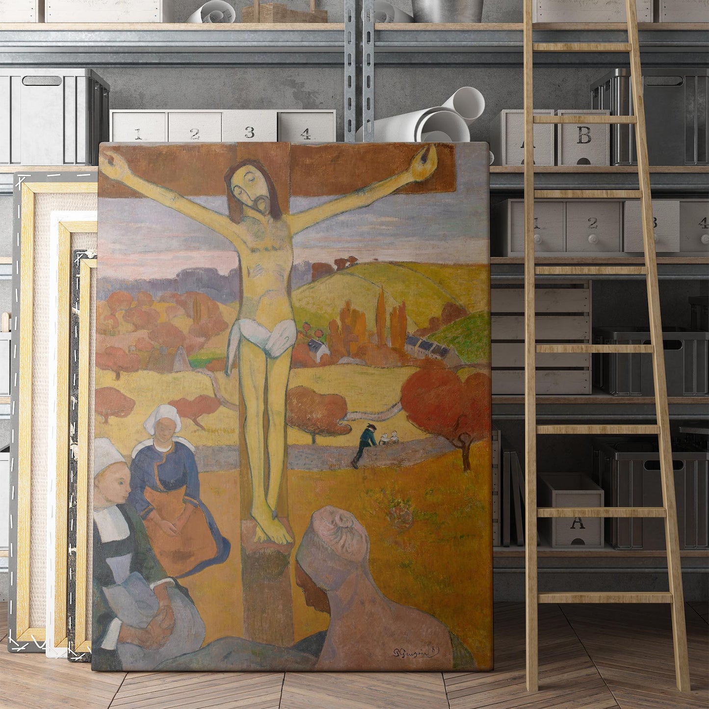 The Yellow Christ by Paul Gauguin