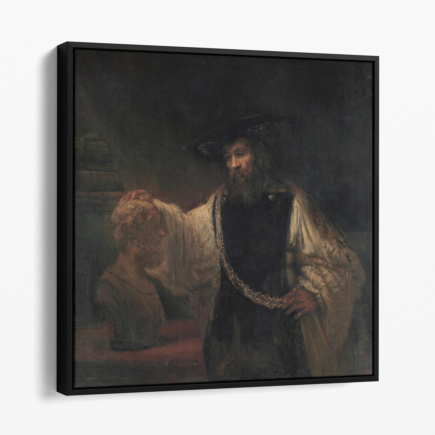 Aristotle with a Bust of Homer 1653 - Rembrandt Van Rijn