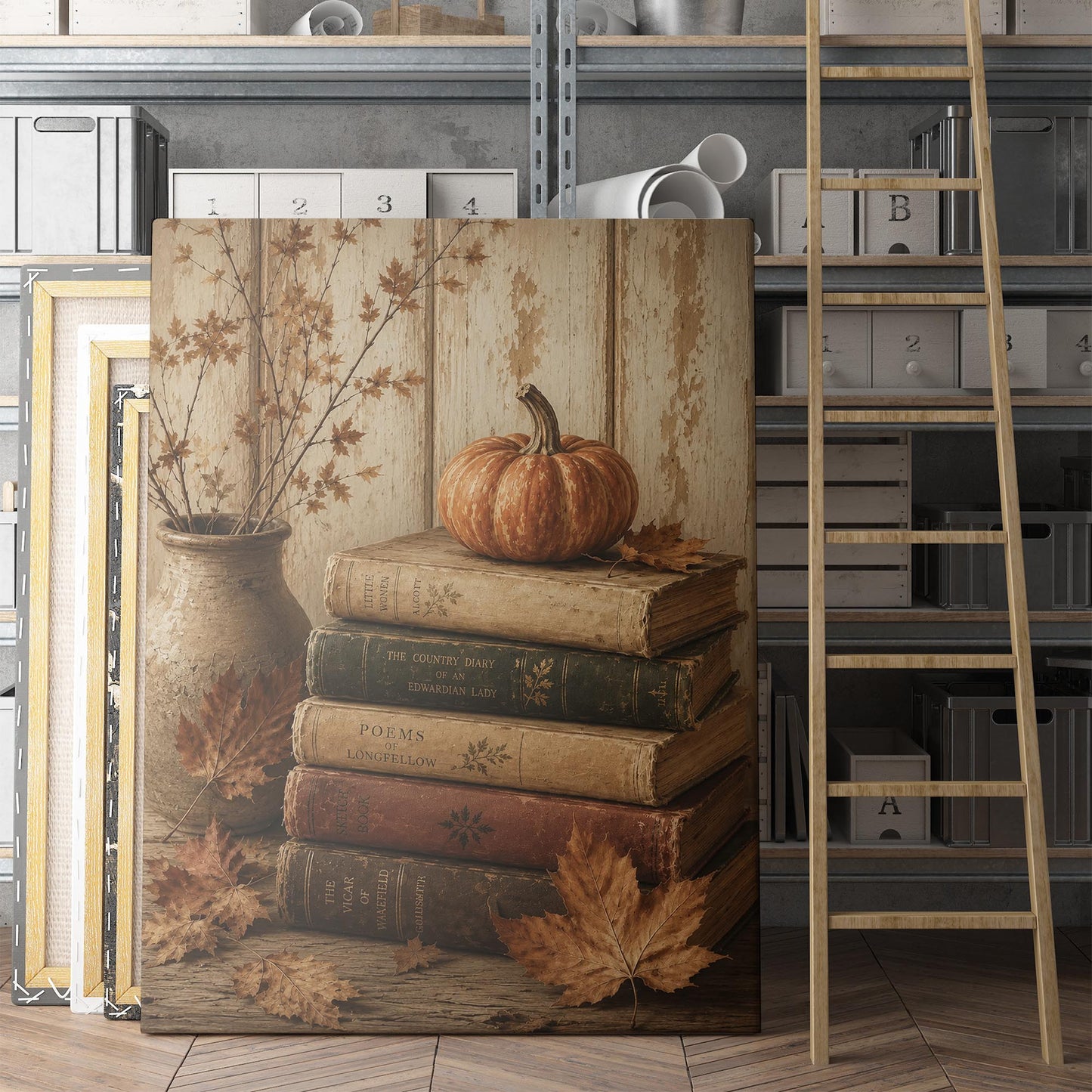 Pumpkin and Books