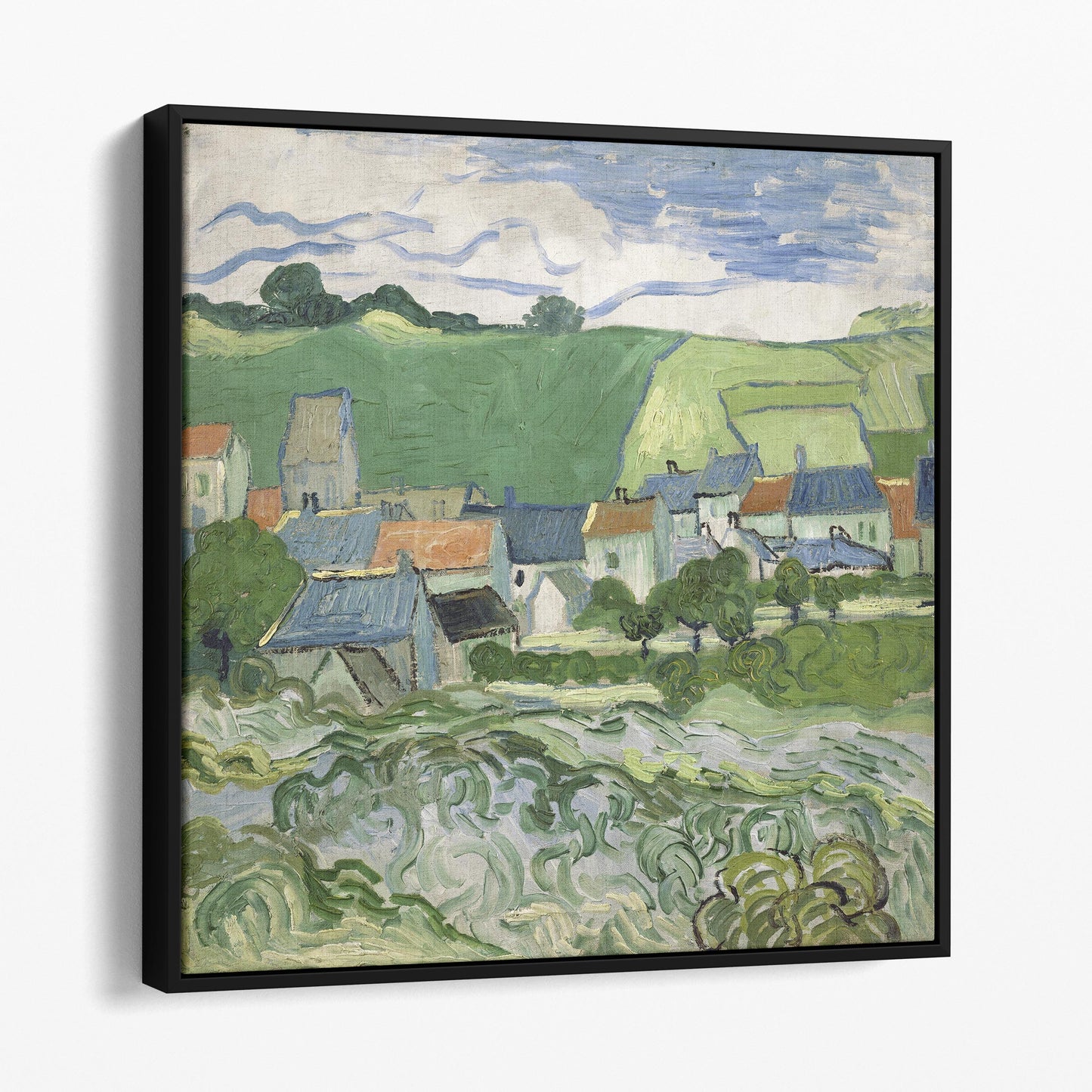 View of Auvers by Van Gogh