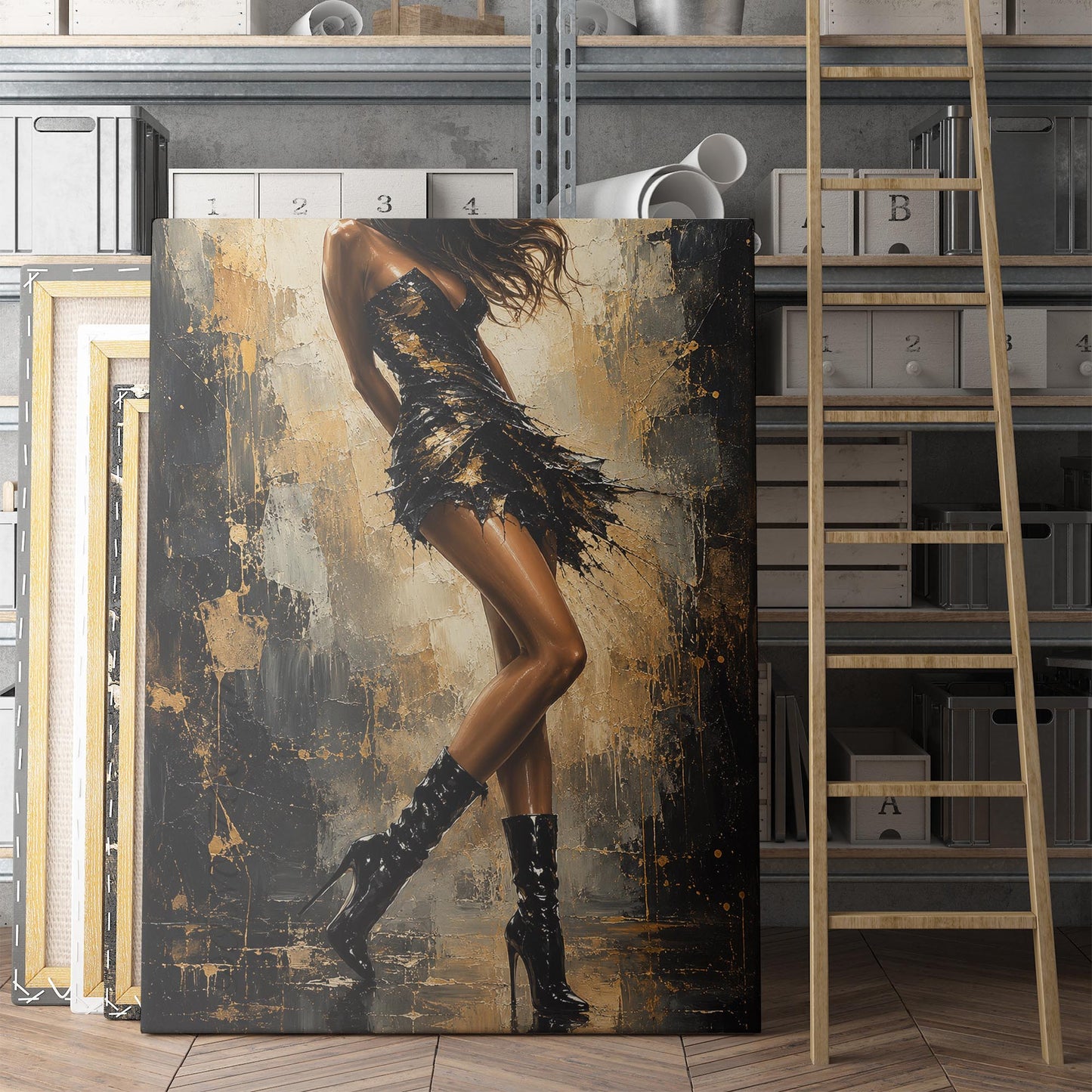 Shadow Dance in Gold