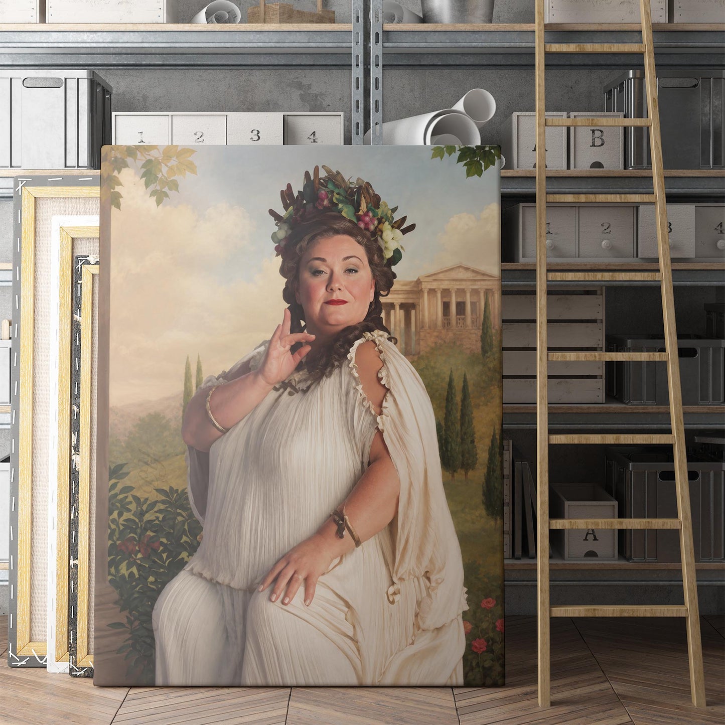The Fat Lady Painting