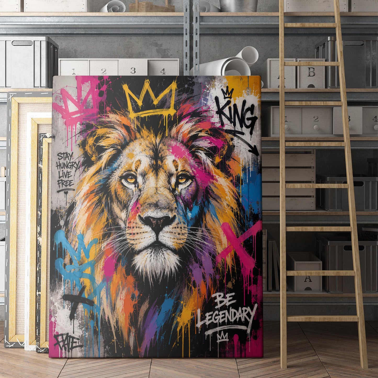 Graffiti Lion King