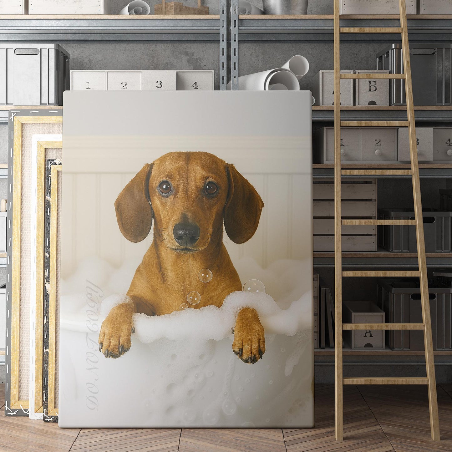 Dachshund Dog Bubble Bath