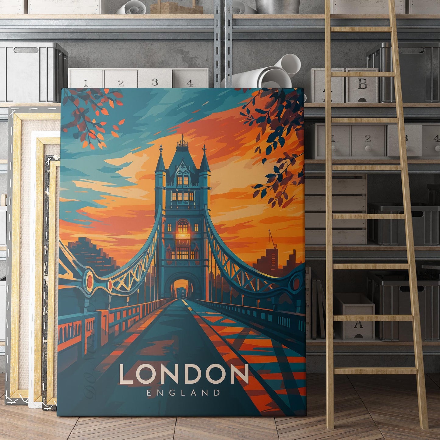 London England Travel Poster
