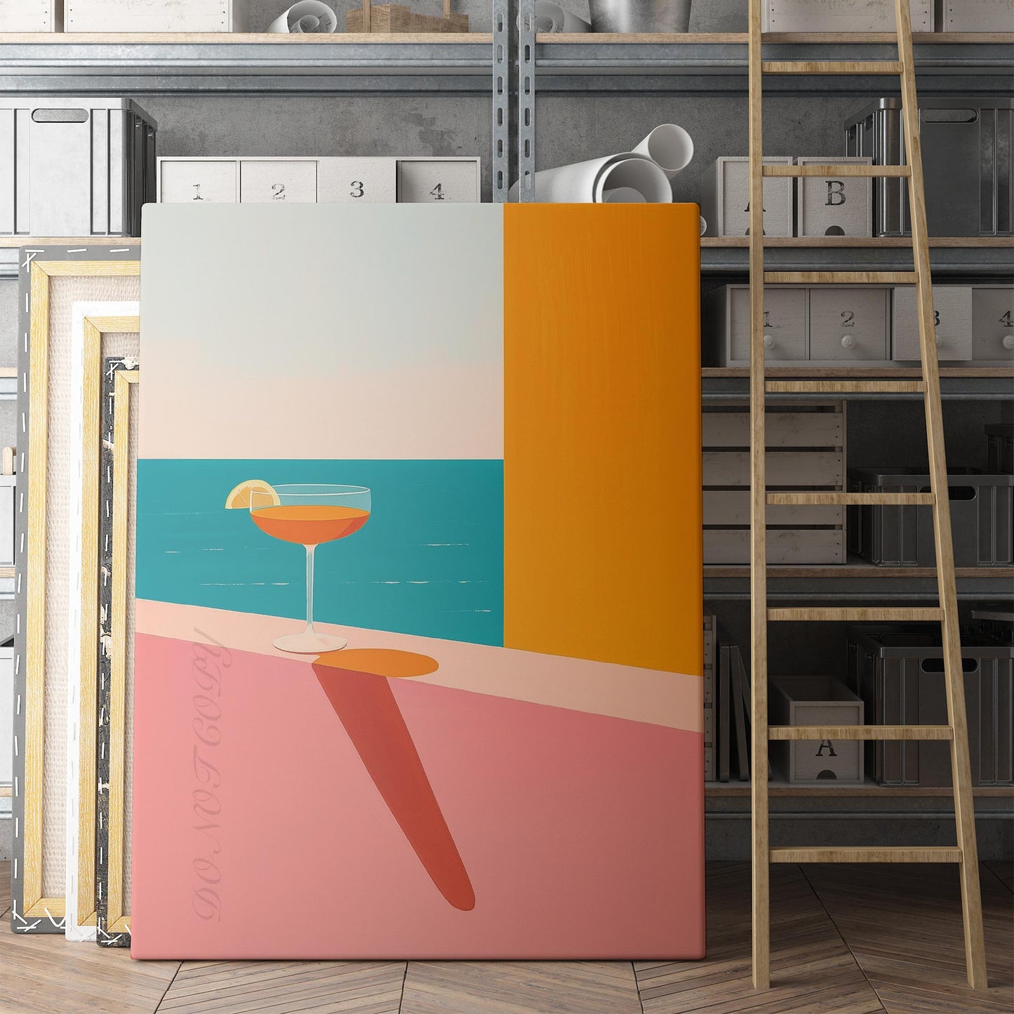 Beach Cocktail Mid Century