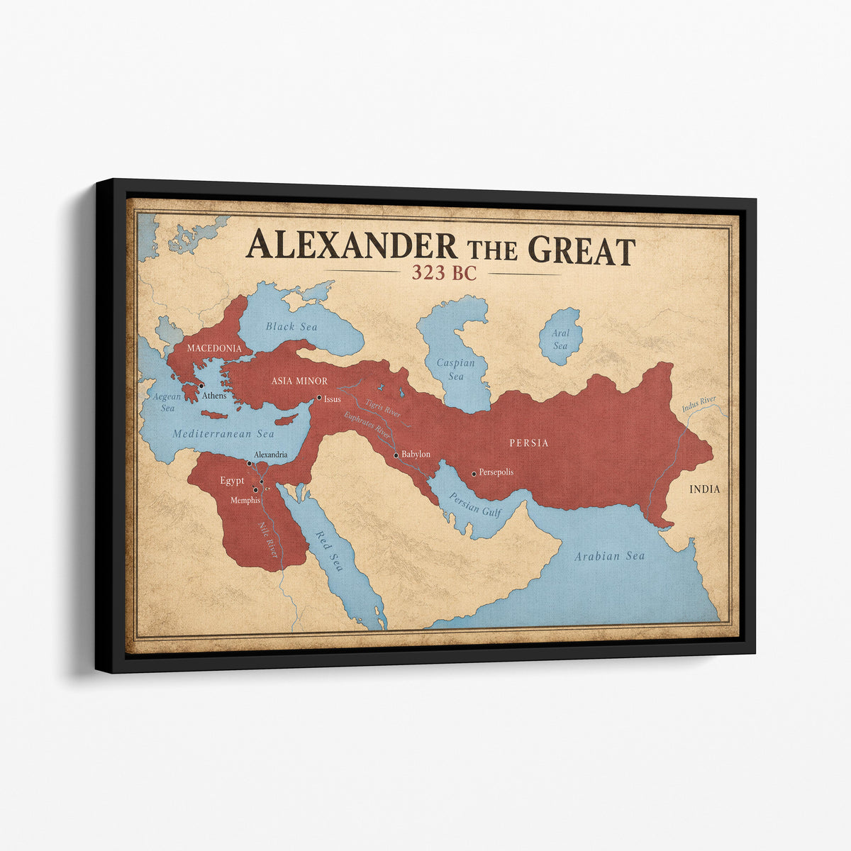 Alexander The Great Empire Map