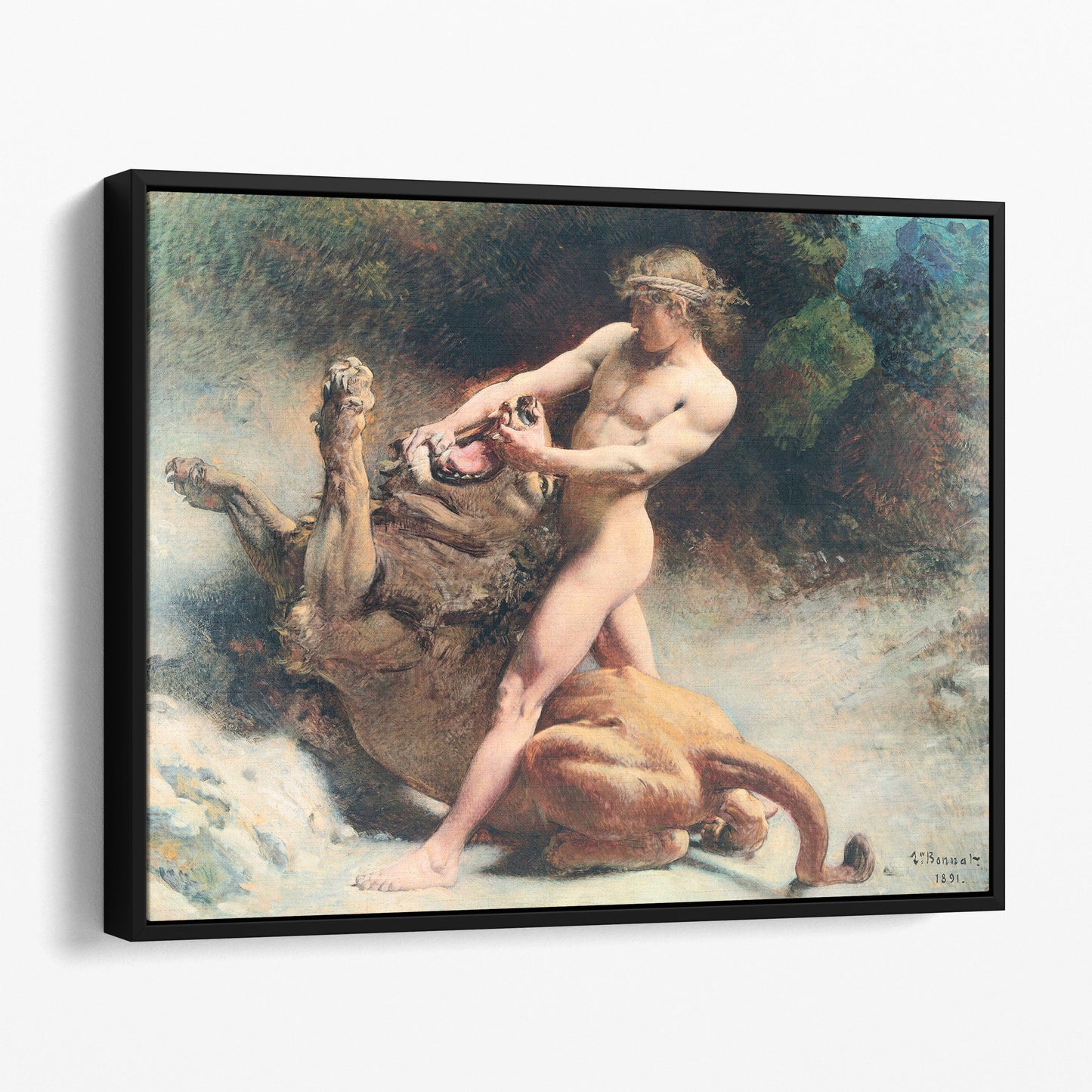 Samson's Youth by Léon Bonnat