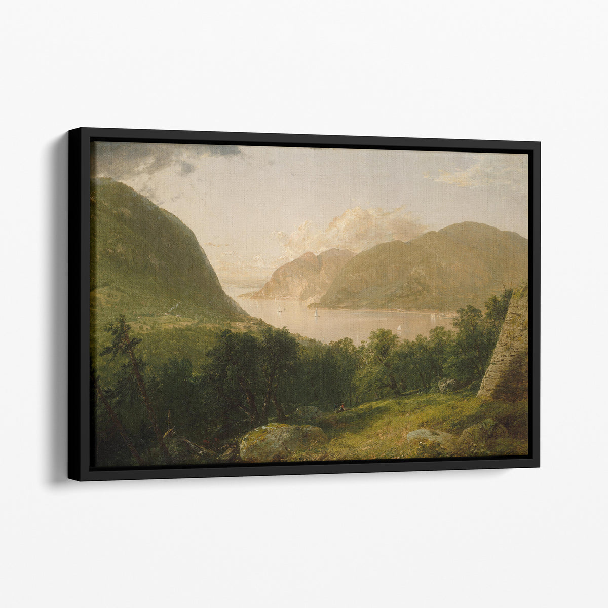 Hudson River Scene - John Frederick Kensett