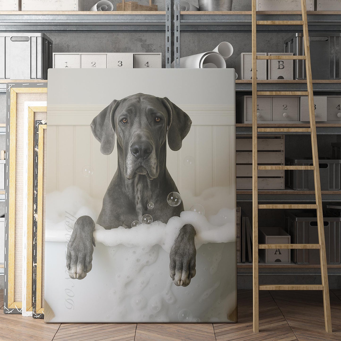 Great Dane Dog Bubble Bath