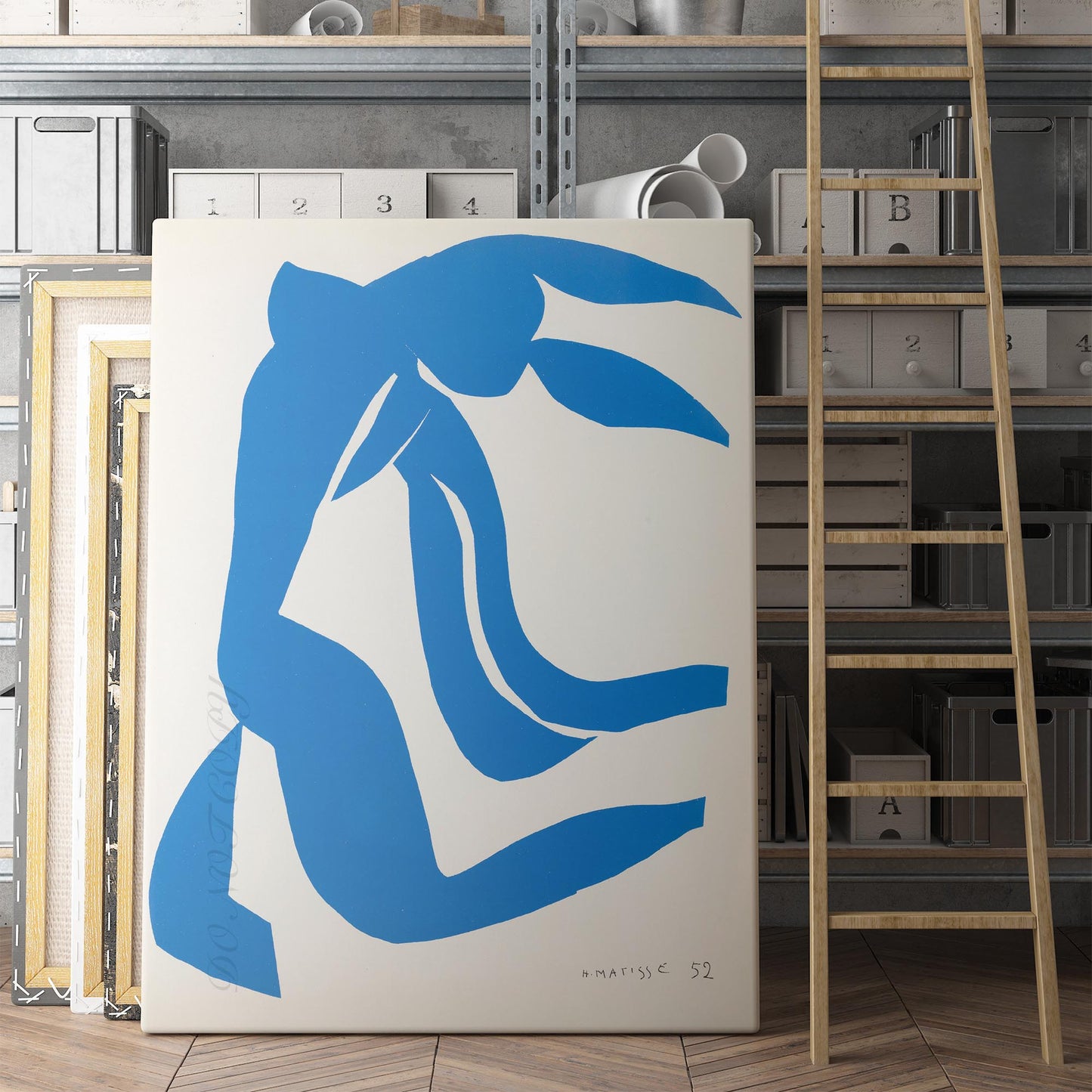Blue Nude XI (Nu Bleu XI) - Henri Matisse