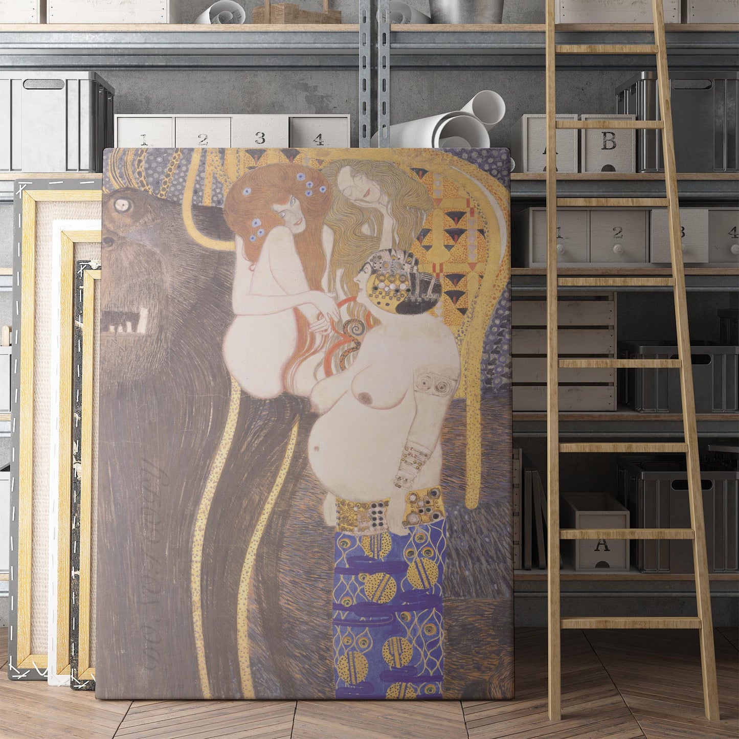 Beethoven Frieze Hostile Powers by Gustav Klimt