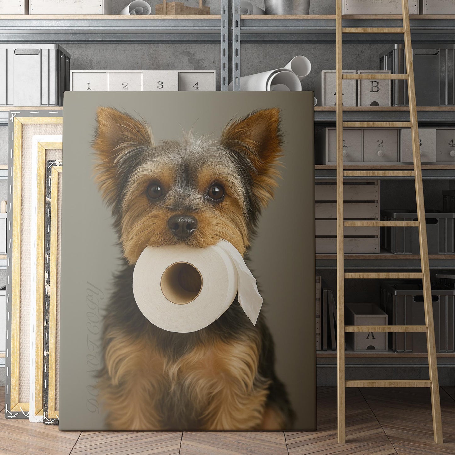 Yorkshire Terrier Dog Toilet Paper