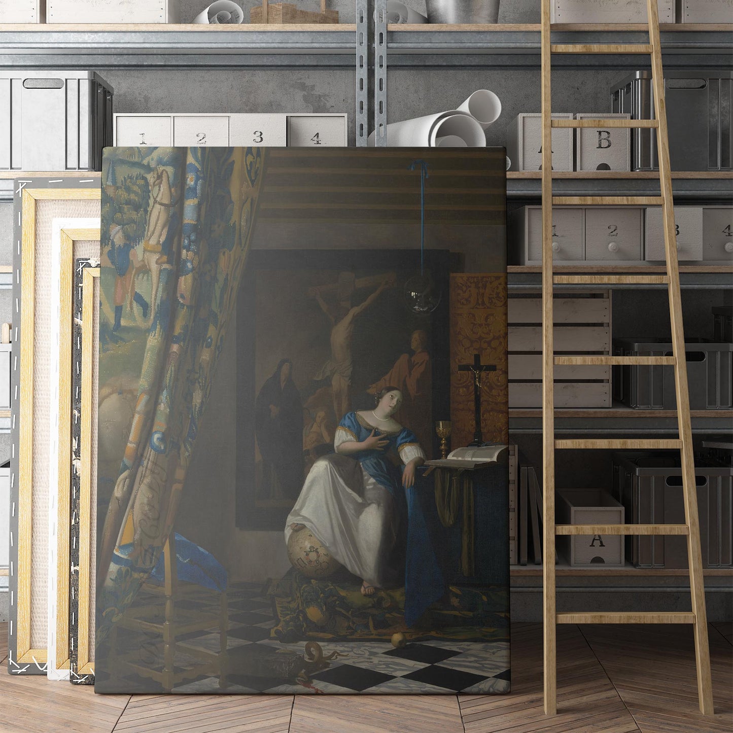 Allegory of the Catholic Faith - Vermeer