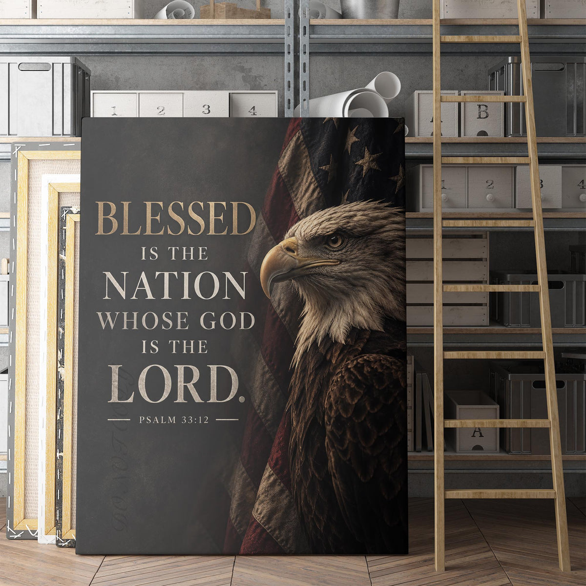 Blessed Is The Nation Whose God Is The Lord - Psalm 33 Verse 12