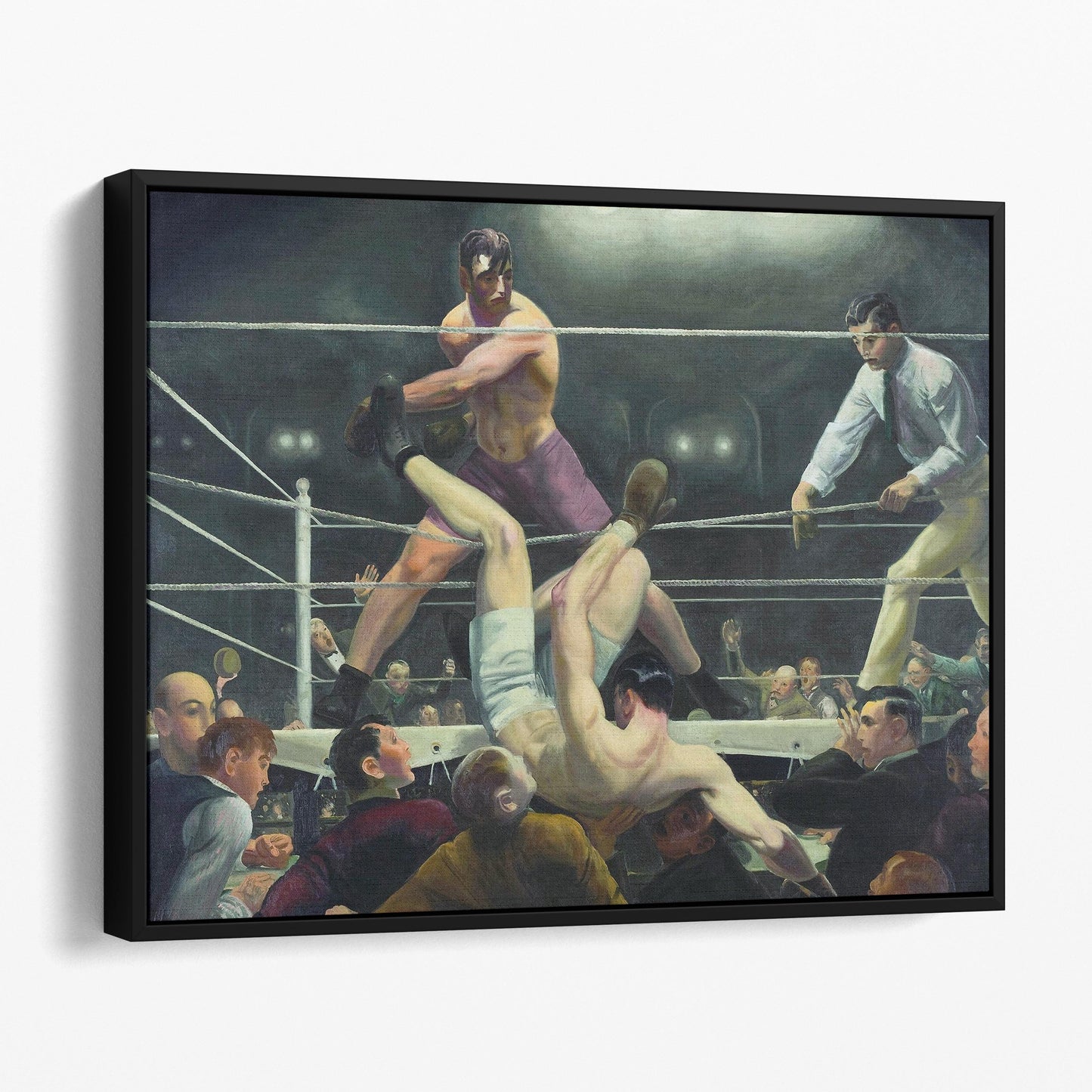 Dempsey and Firpo 1924 by George Bellows