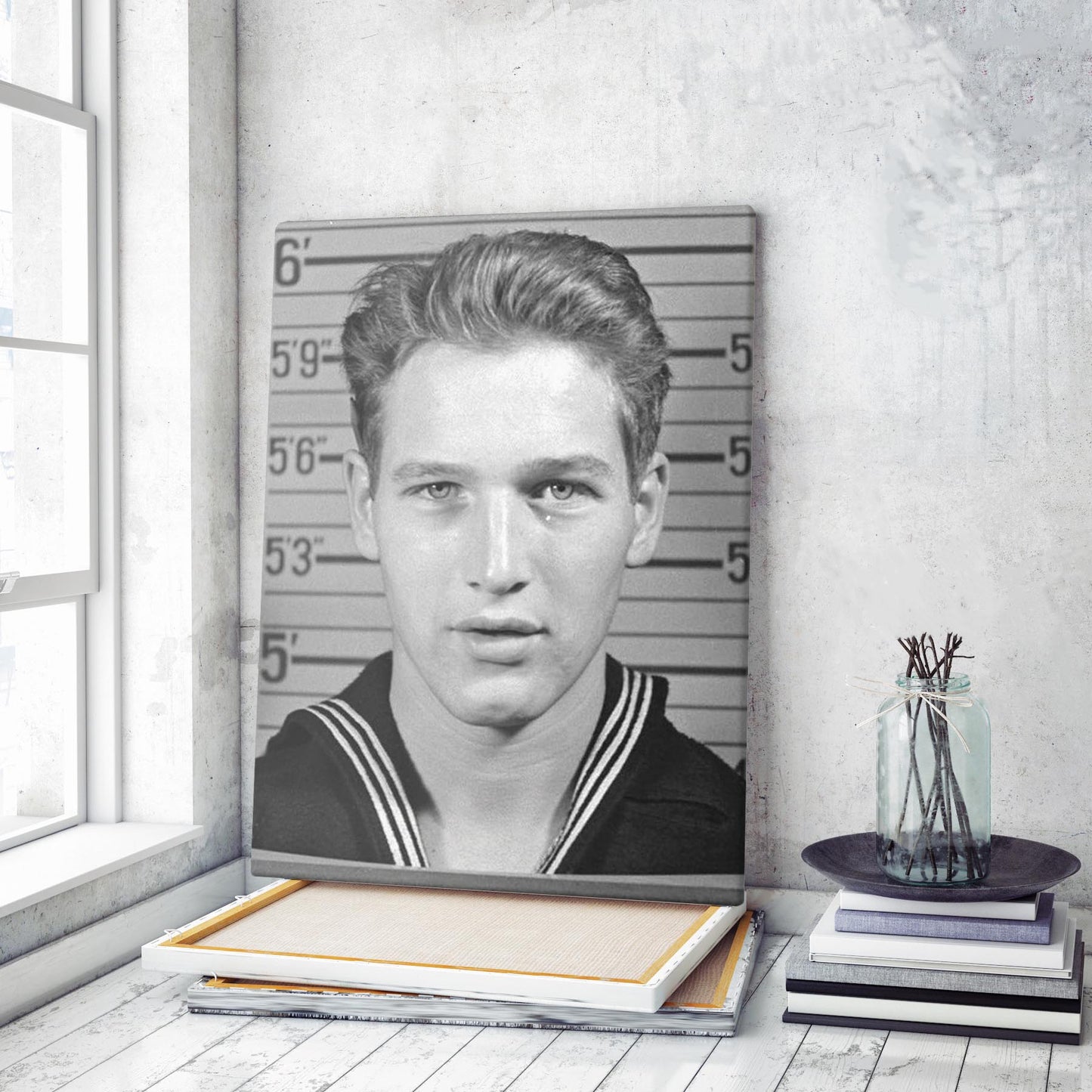 Paul Newman US Navy Mug Shot