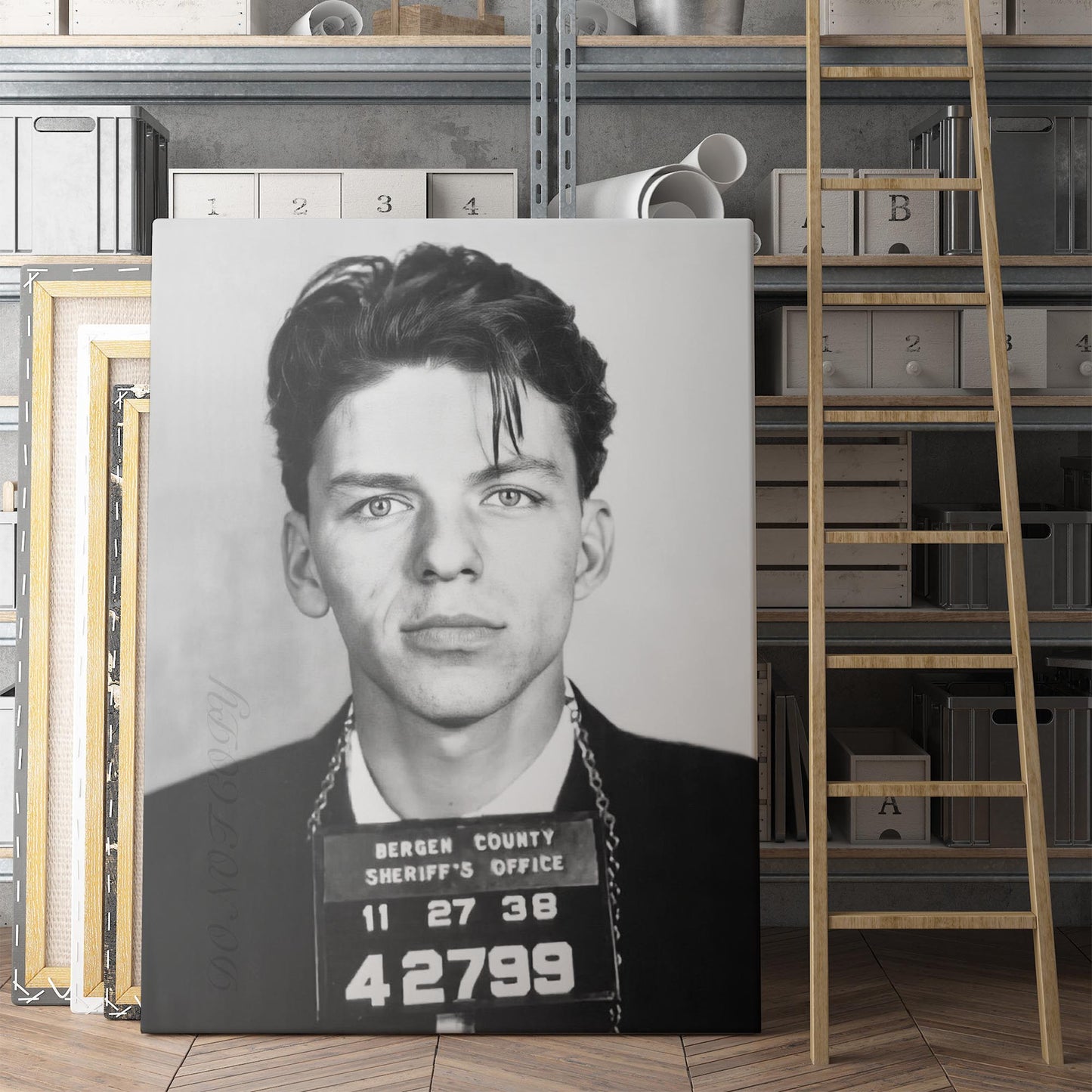Frank Sinatra Jail Mug Shot