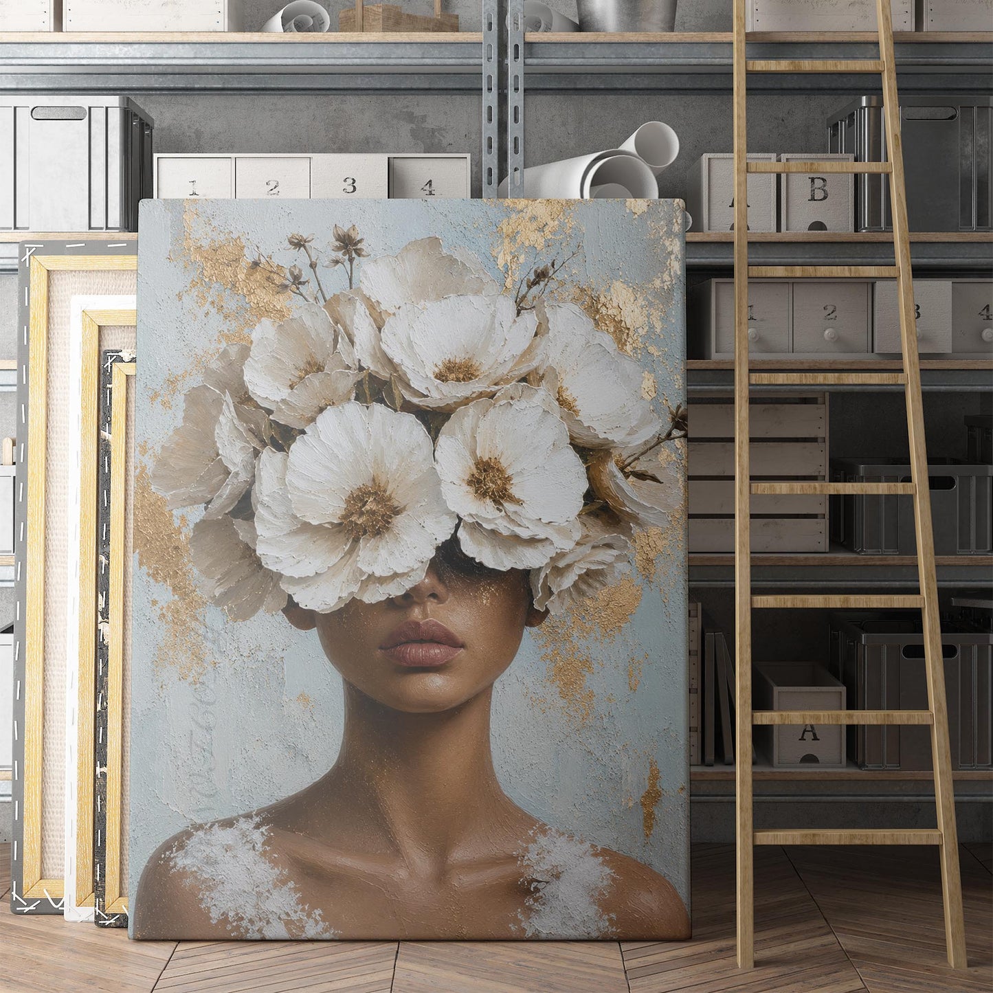 Flower Head Girl