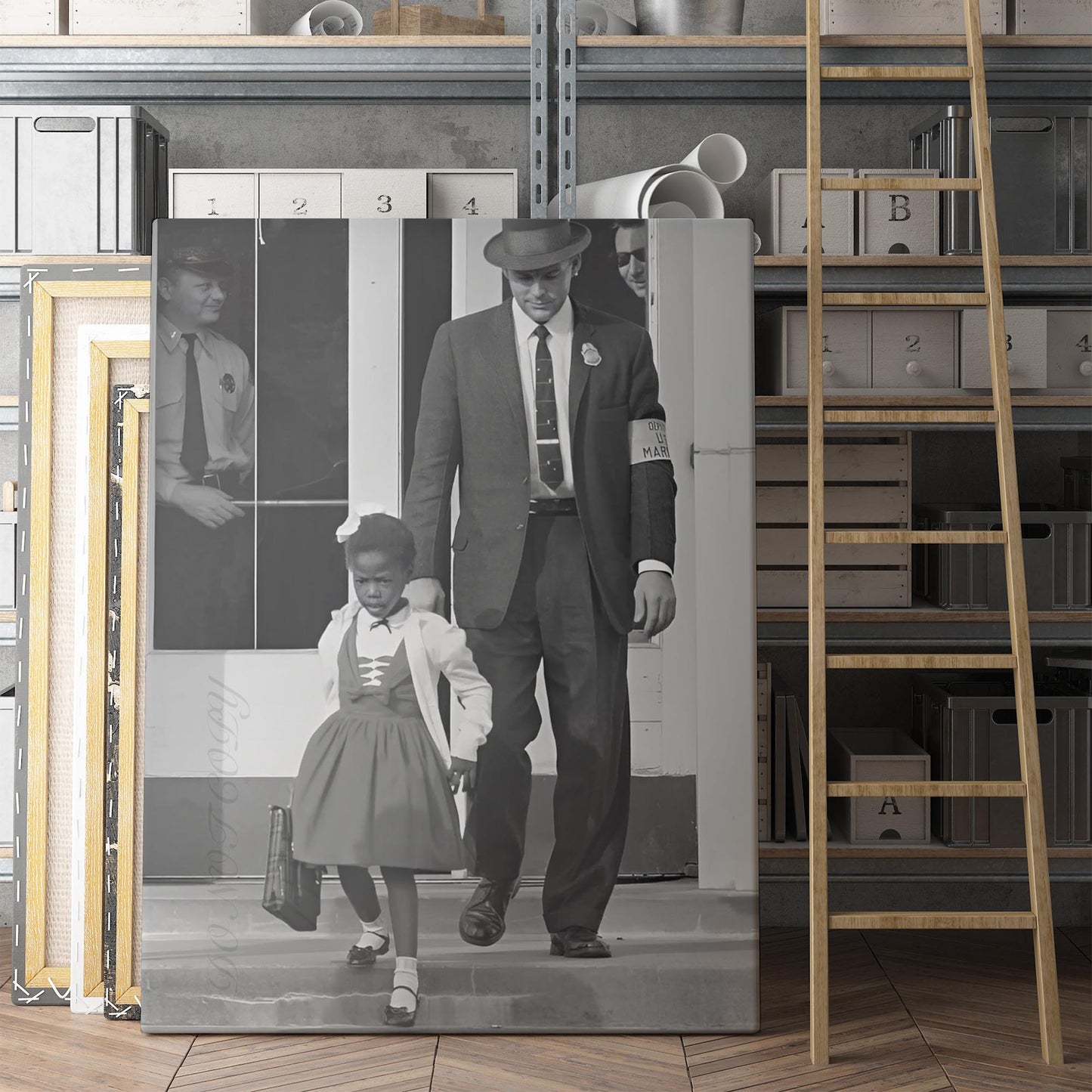 Ruby Bridges Walks To School - Civil Rights 1960s