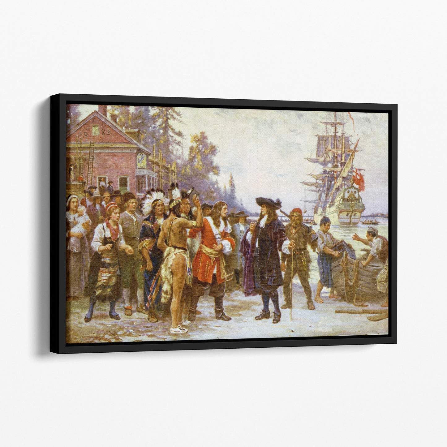 The Landing of William Penn - Jean Leon Gerome Ferris