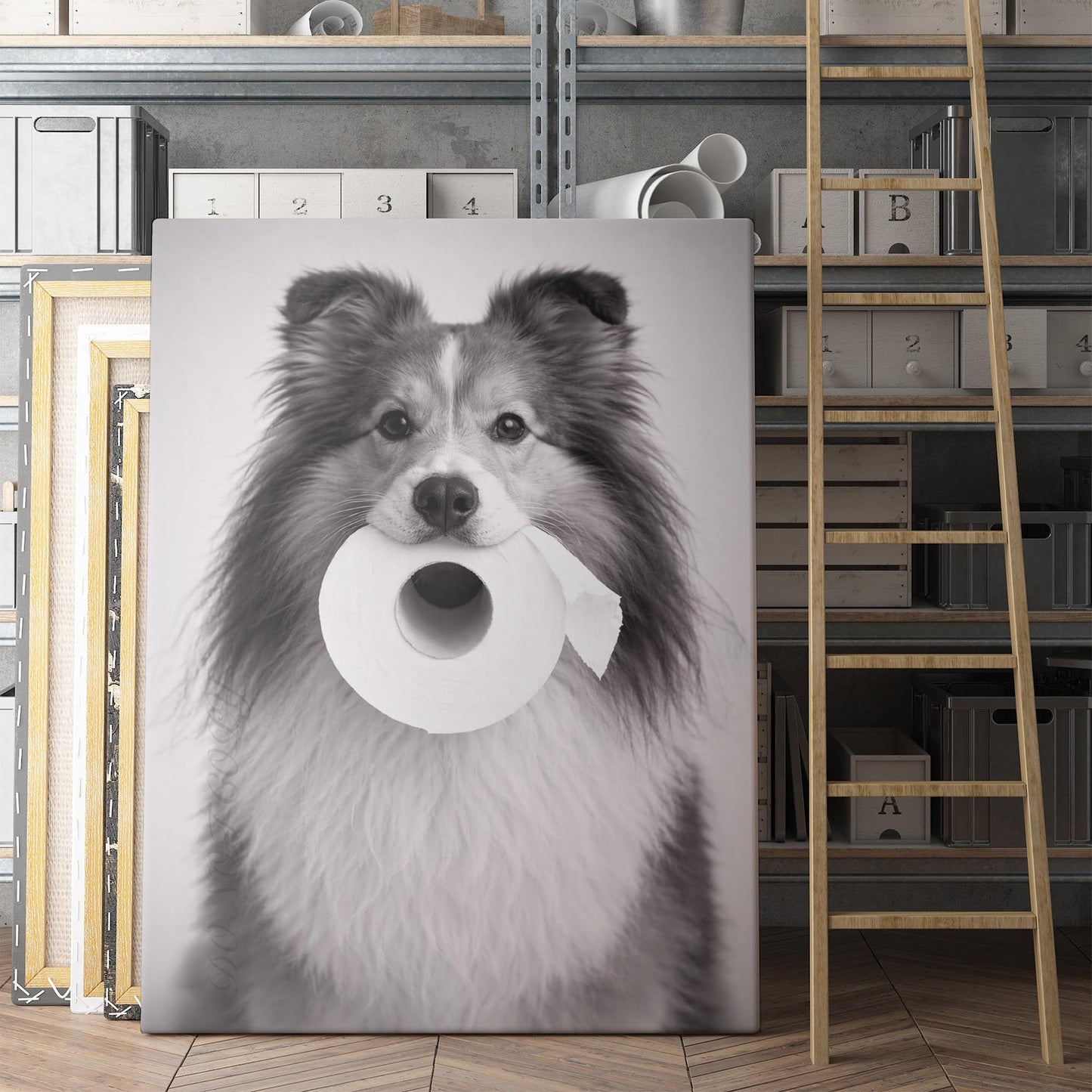 Shetland Sheepdog Toilet Paper