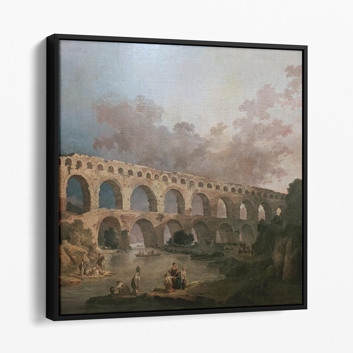 Le Pont du Gard (Roman Aqueduct) by Hubert Robert