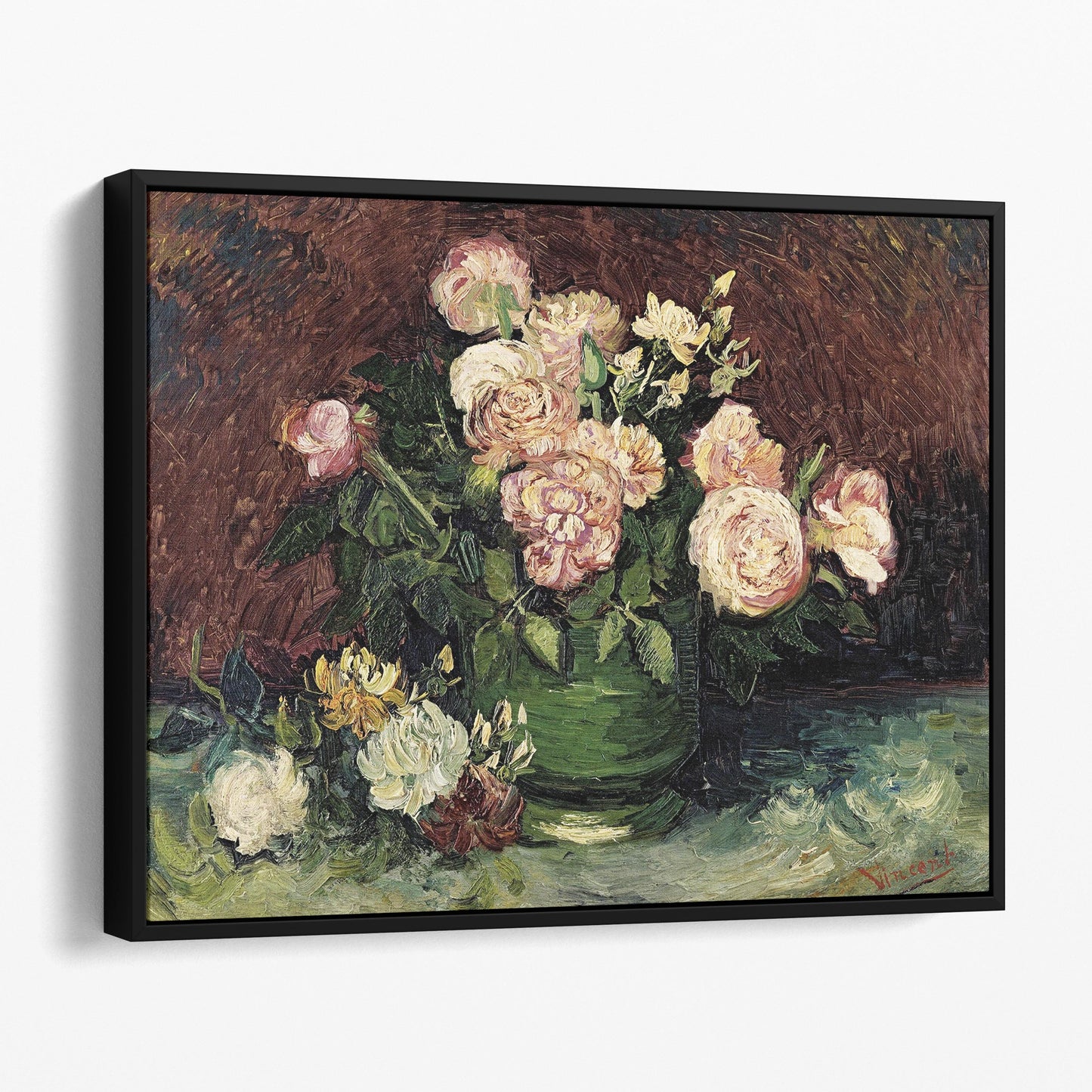 Roses and Peonies, 1886 by Vincent Van Gogh