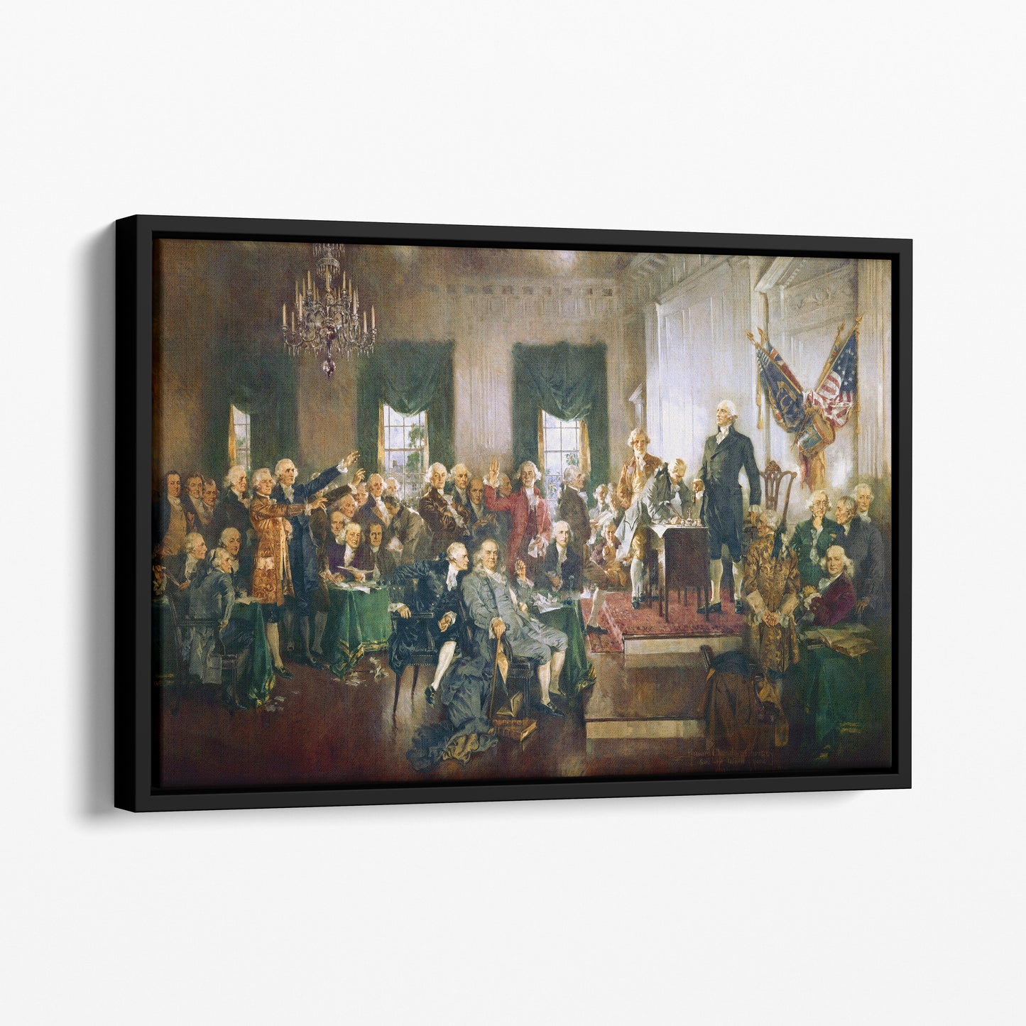 Scene at the Signing of the Constitution of the United States - Howard Chandler Christy