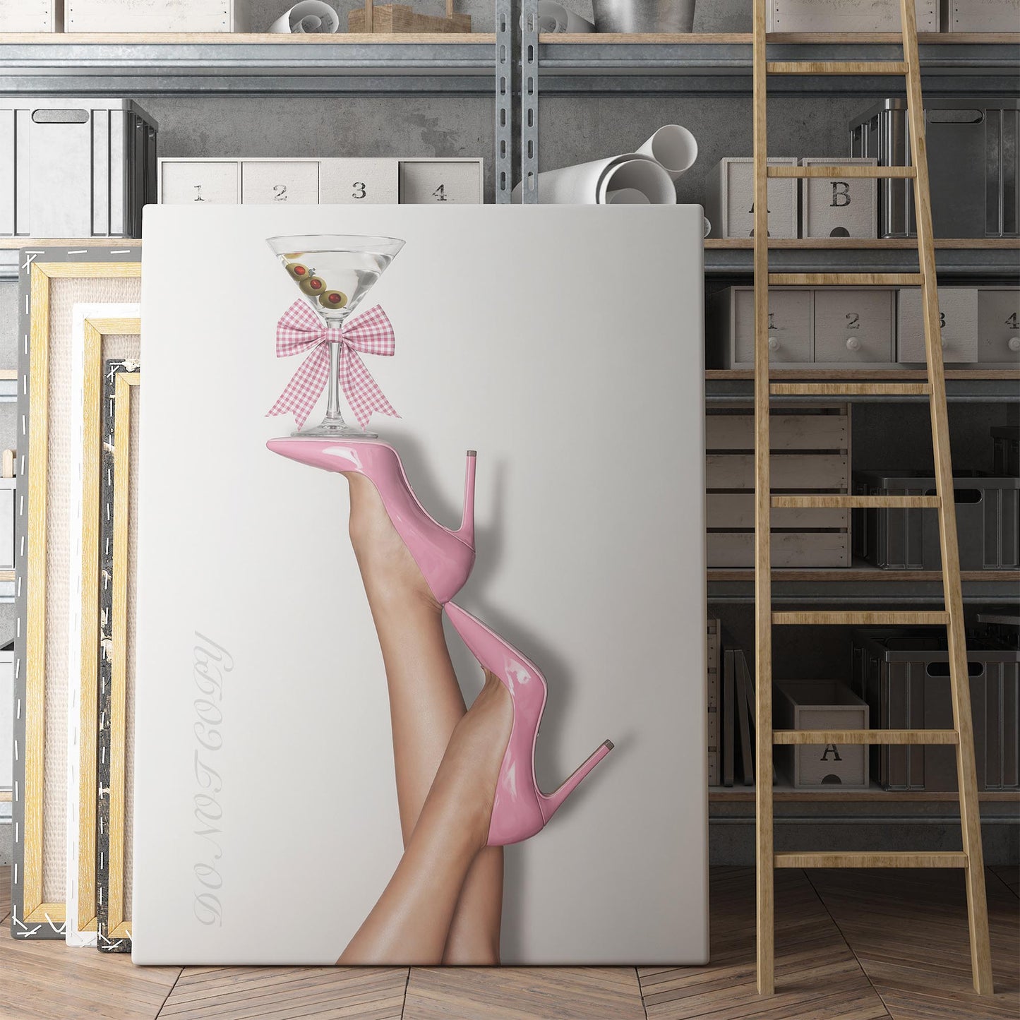 Pink Heels and a Martini