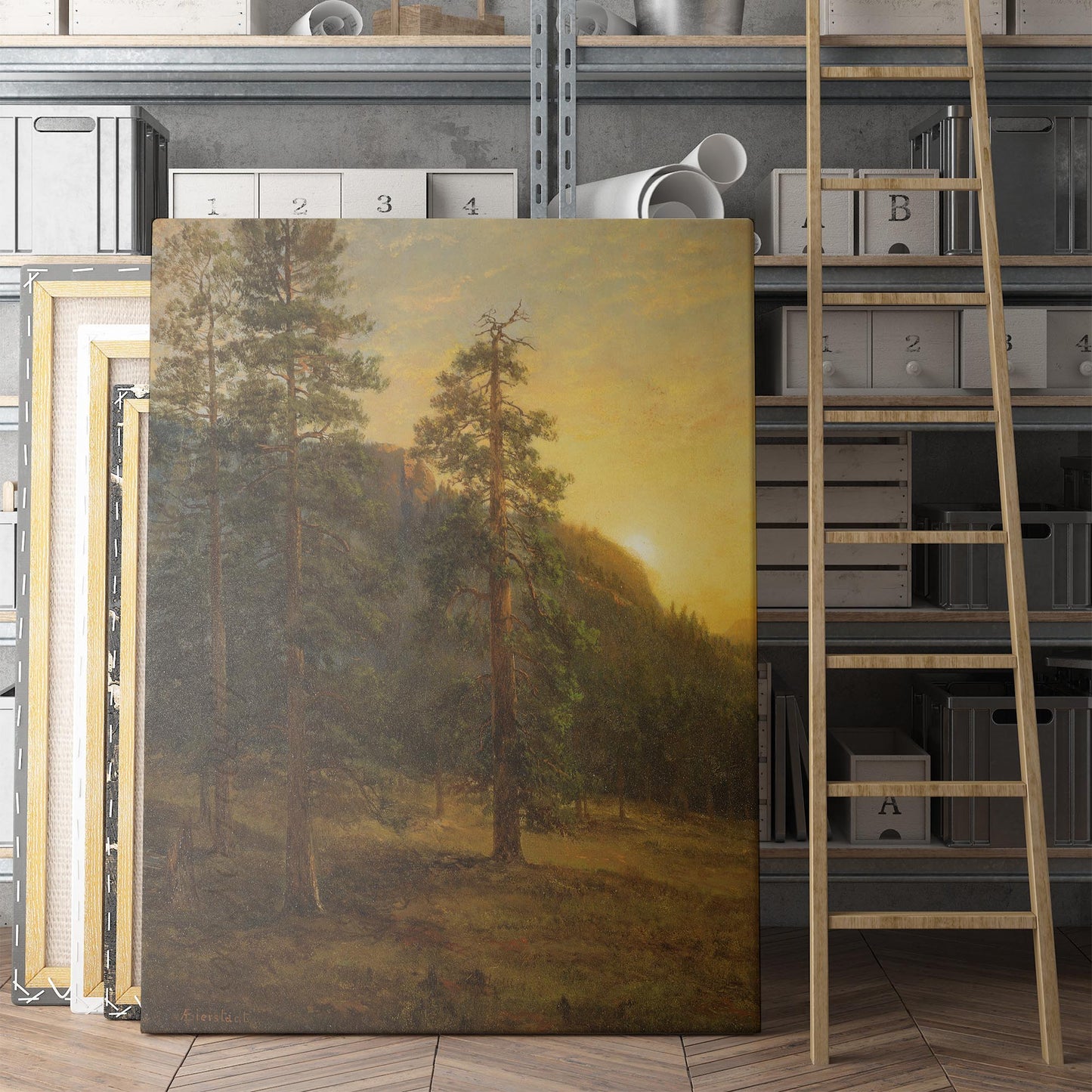 California Redwoods (1872) by Albert Bierstadt