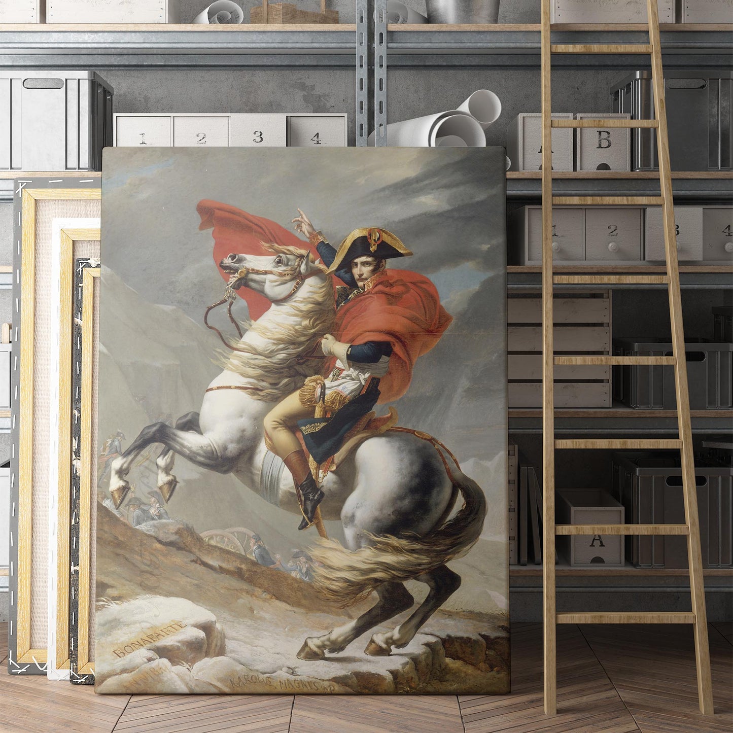 Napoleon Crossing the Alps - Jacques-Louis David