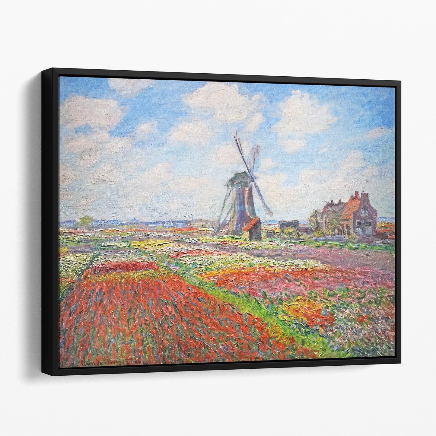 Tulip Field in Holland - Claude Monet