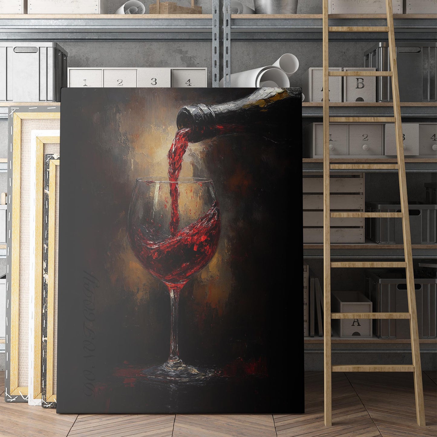 Pouring Red Wine