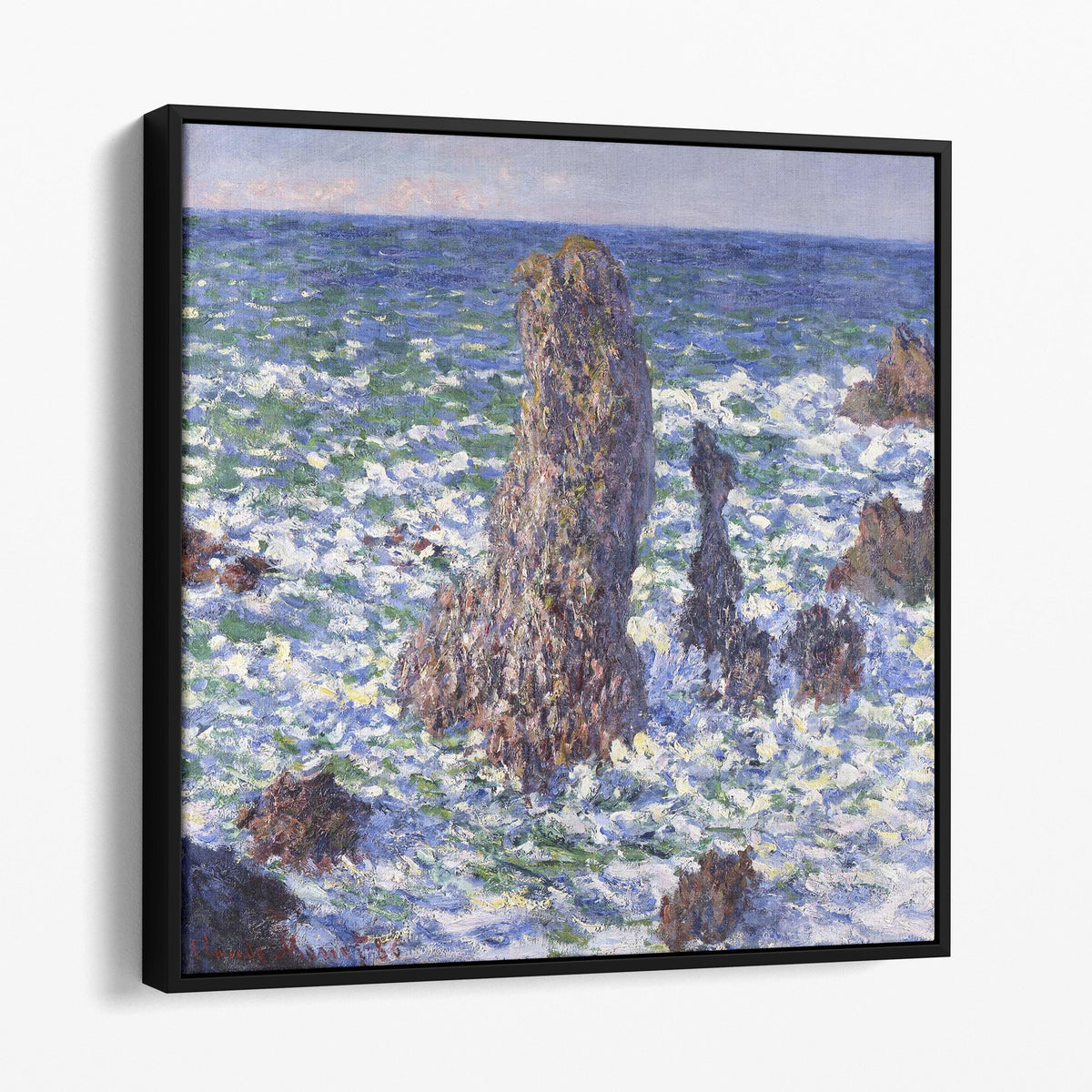 Pyramides at Port-Coton 1886 - Claude Monet