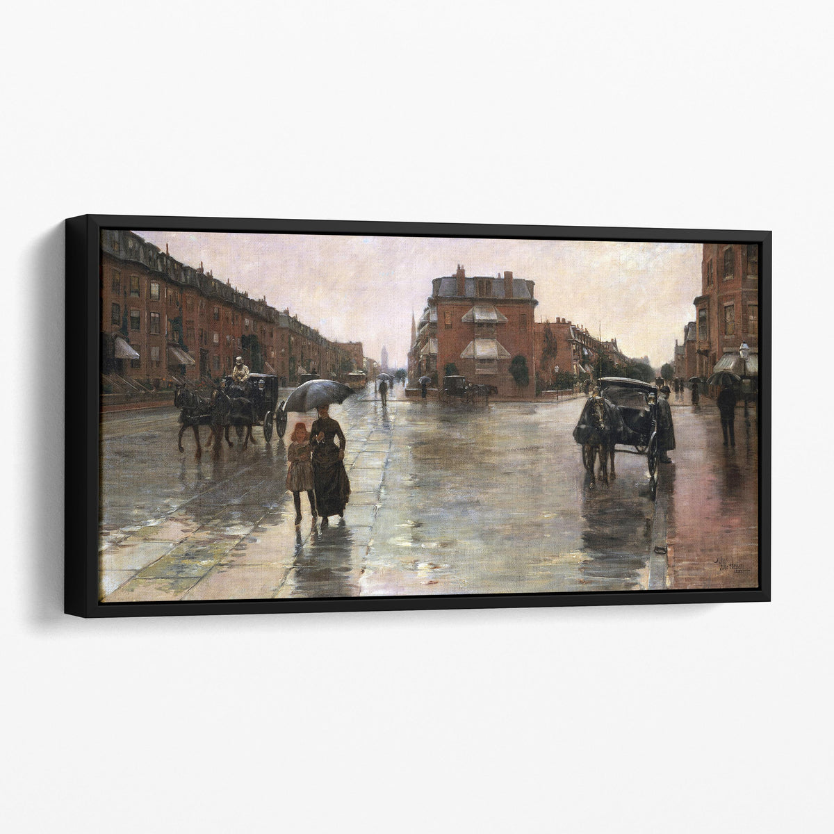 Rainy Day, Boston (1885) - Childe Hassam