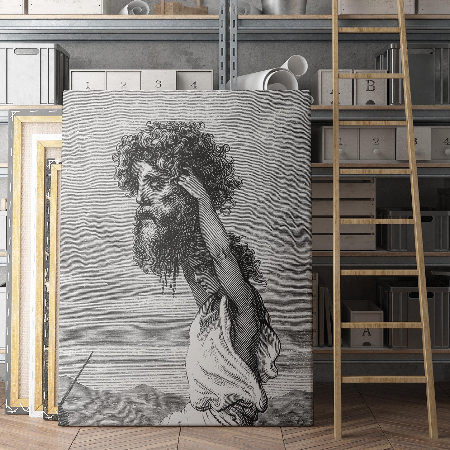 David Slays Goliath by Gustave Dore