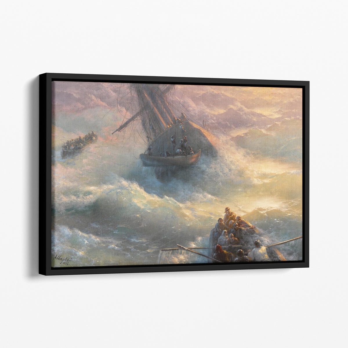 Abandoning Ship (1882) - Ivan Aivazovsky