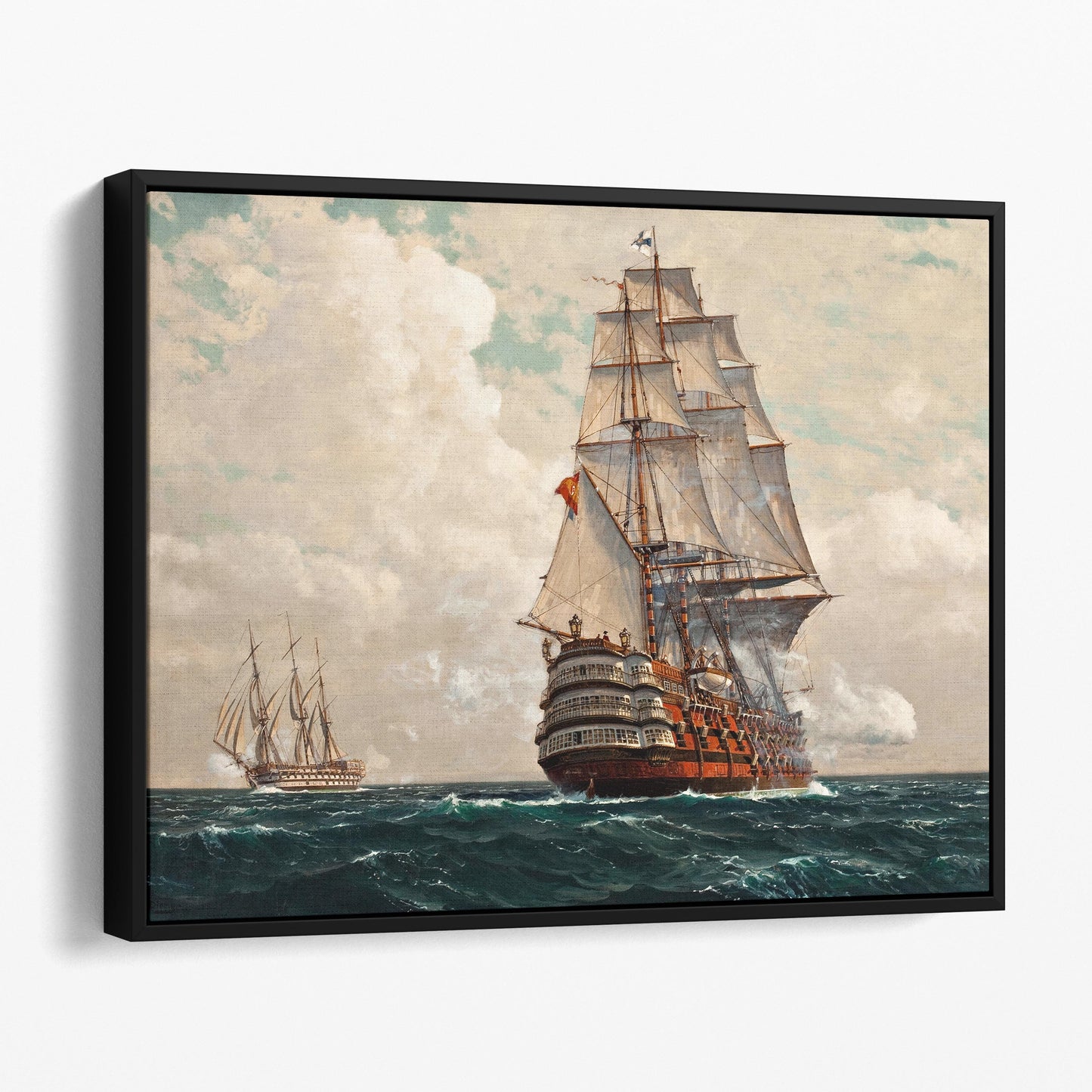 Ship At Sea by Michael Zeno Diemer