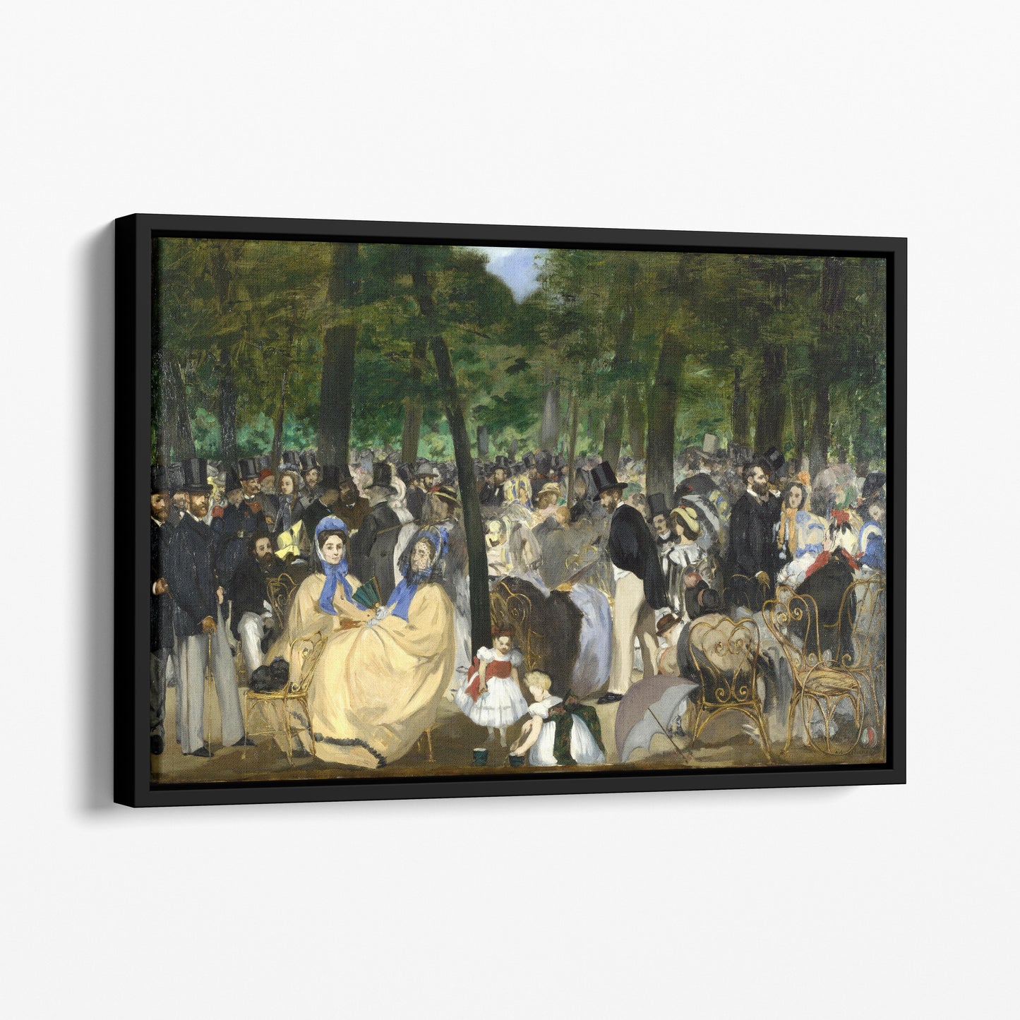 Music in the Tuileries (1862) by Manet