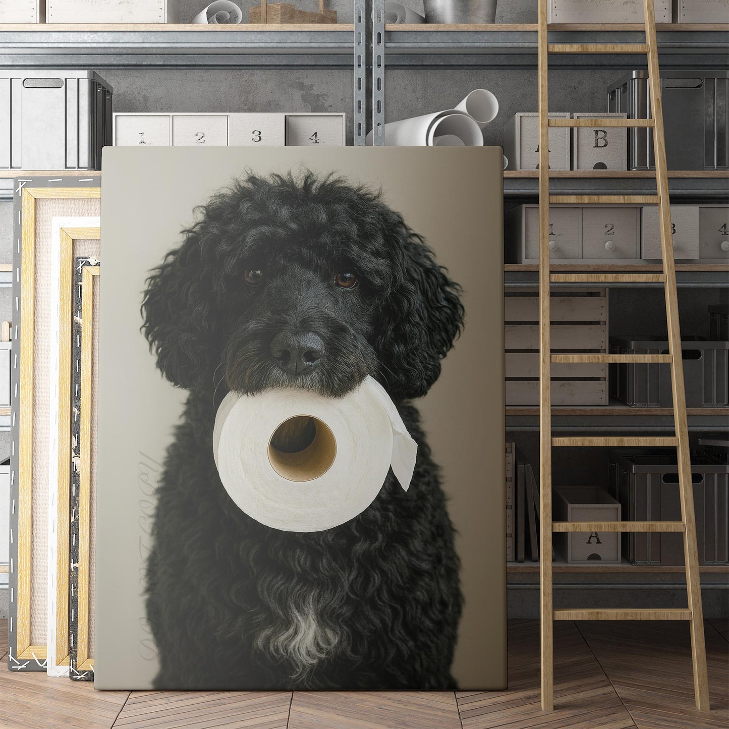 Portuguese Water Dog Toilet Paper