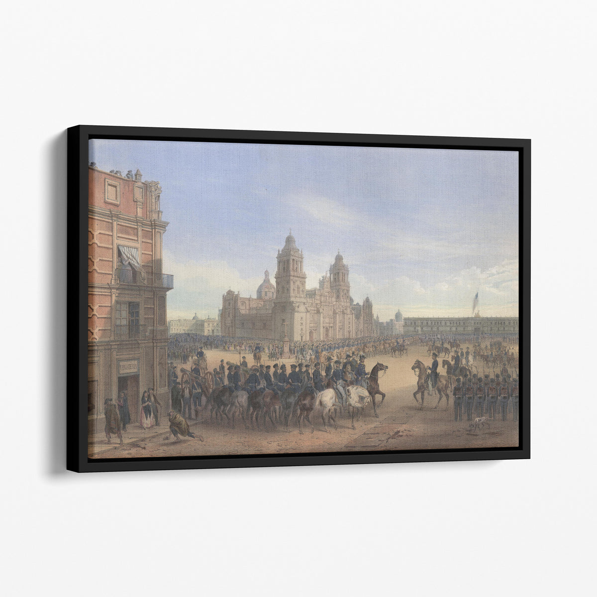 Genl. Scott's Entrance into Mexico - Carl Nebel